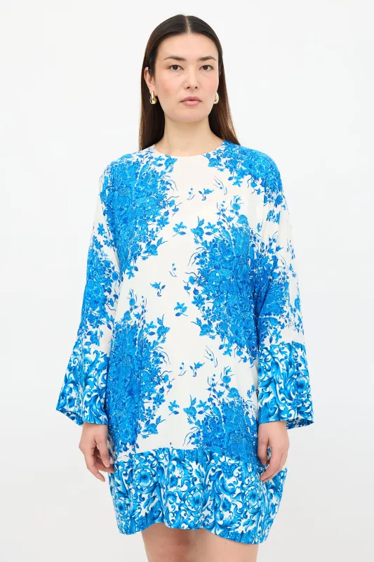 Silk Floral Dress sold by VSP Consignment