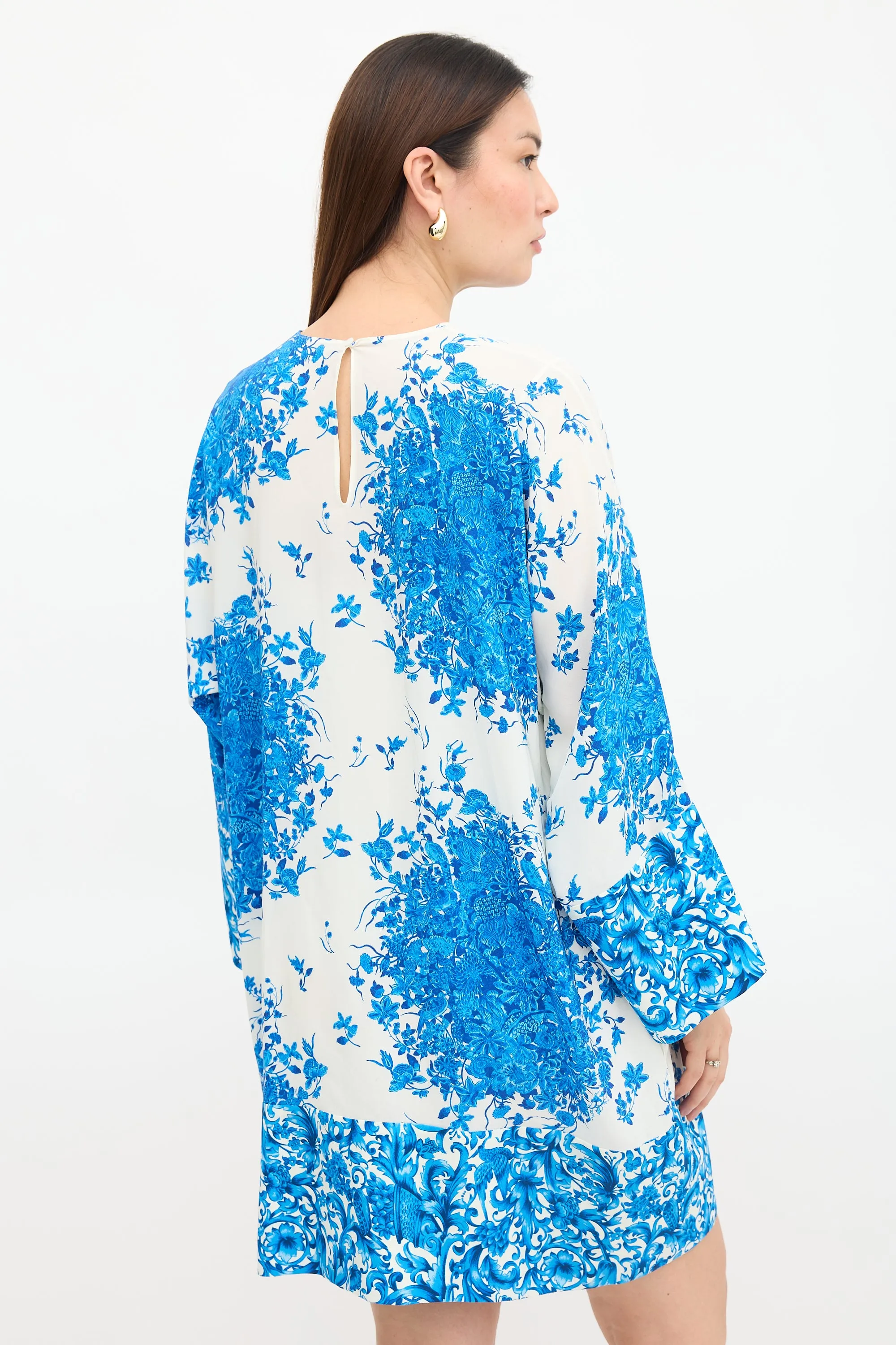 Silk Floral Dress sold by VSP Consignment product image thumbnail 4