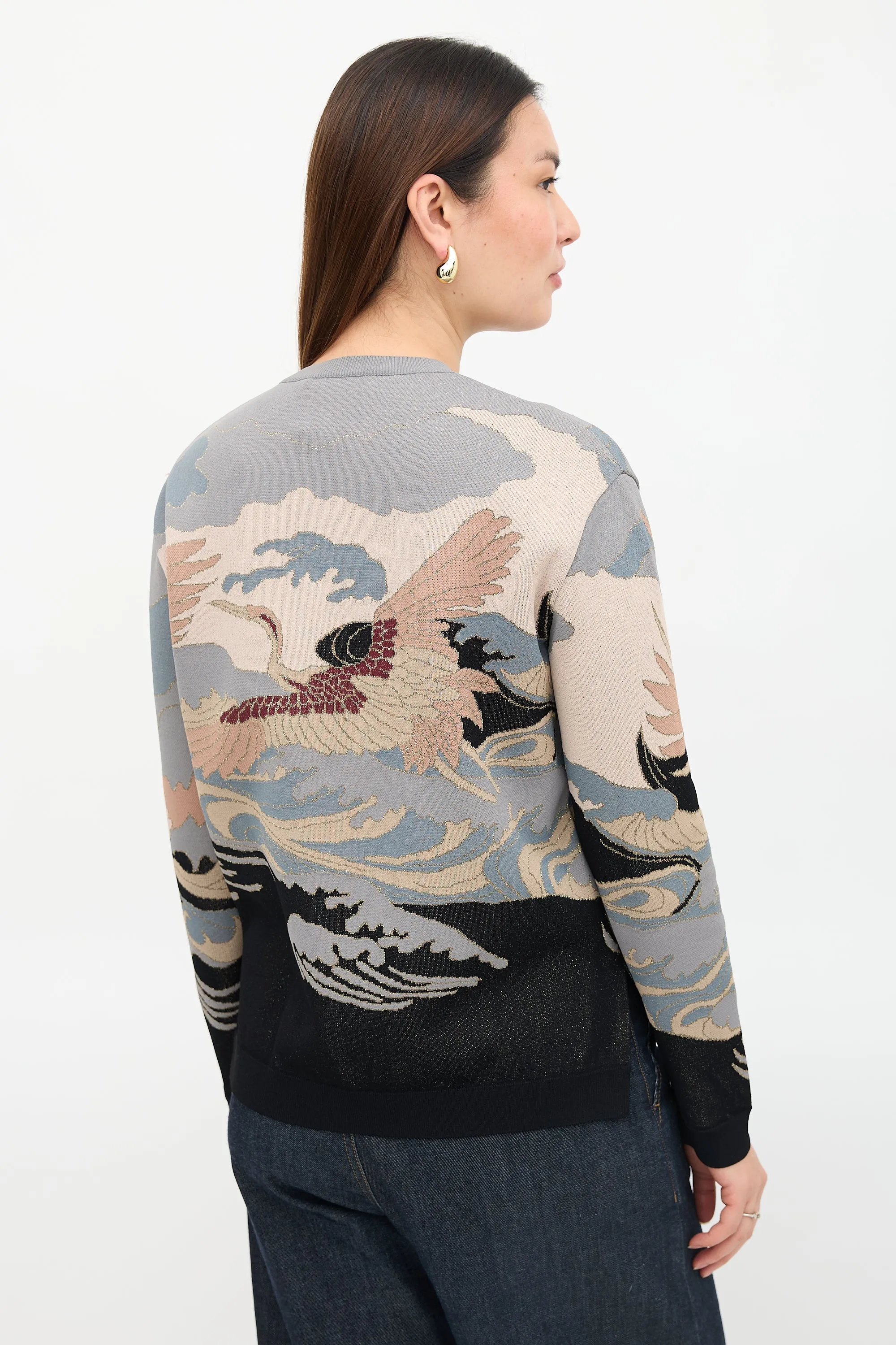 Metallic Intarsia Sweater sold by VSP Consignment product image thumbnail 4