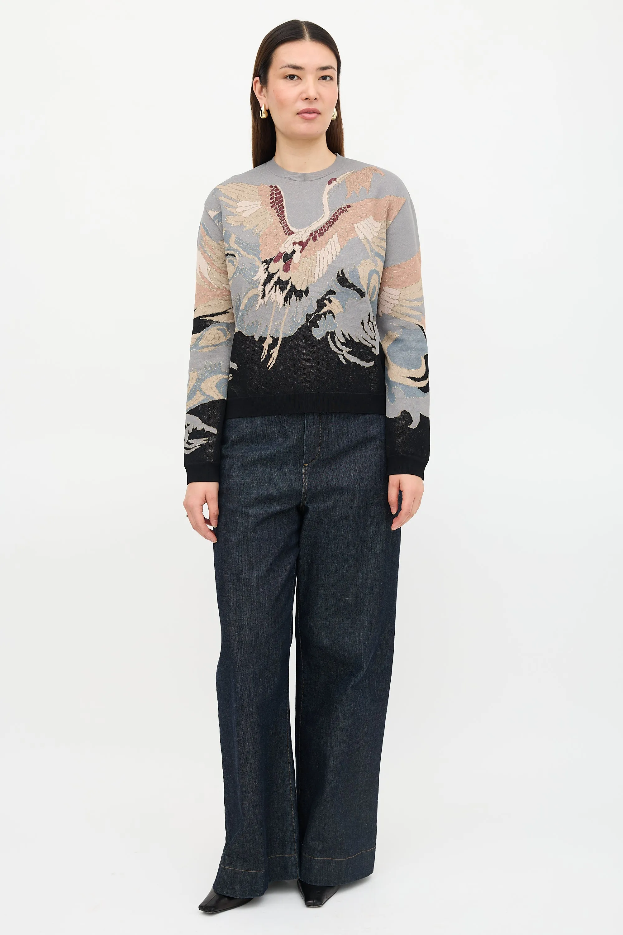 Metallic Intarsia Sweater sold by VSP Consignment product image thumbnail 2