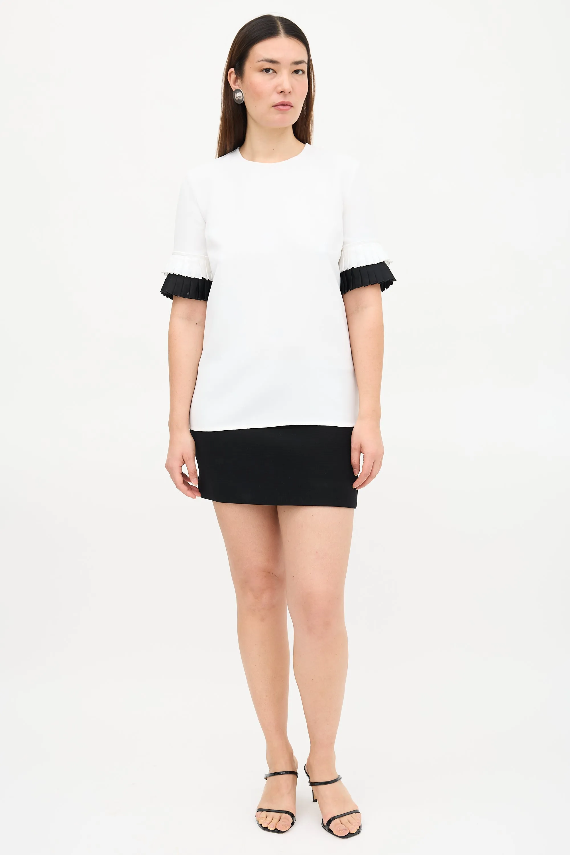 Pleated Cuff Blouse sold by VSP Consignment product image thumbnail 2