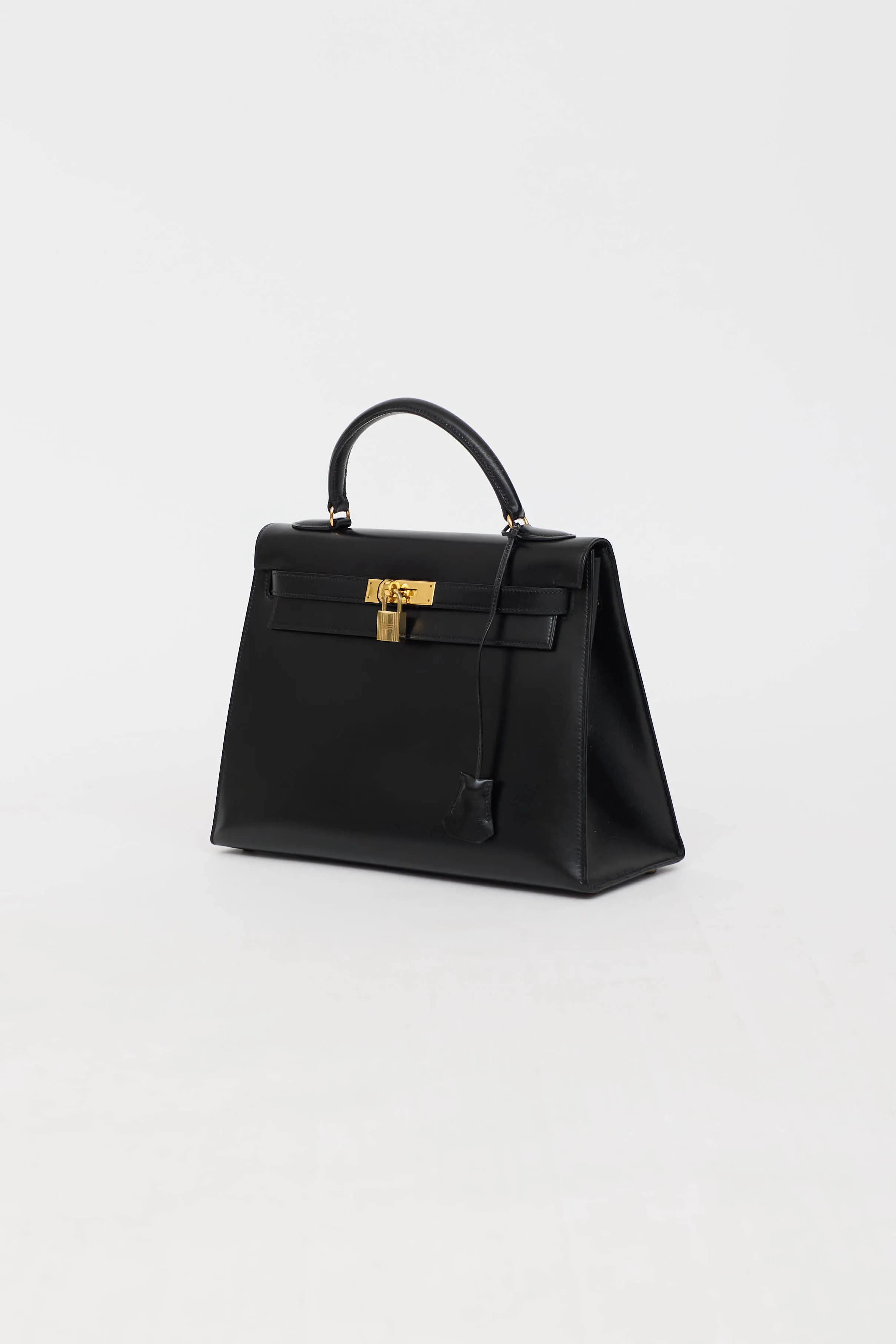1989 Noir Box Kelly 32 Sellier Bag sold by VSP Consignment product image thumbnail 5