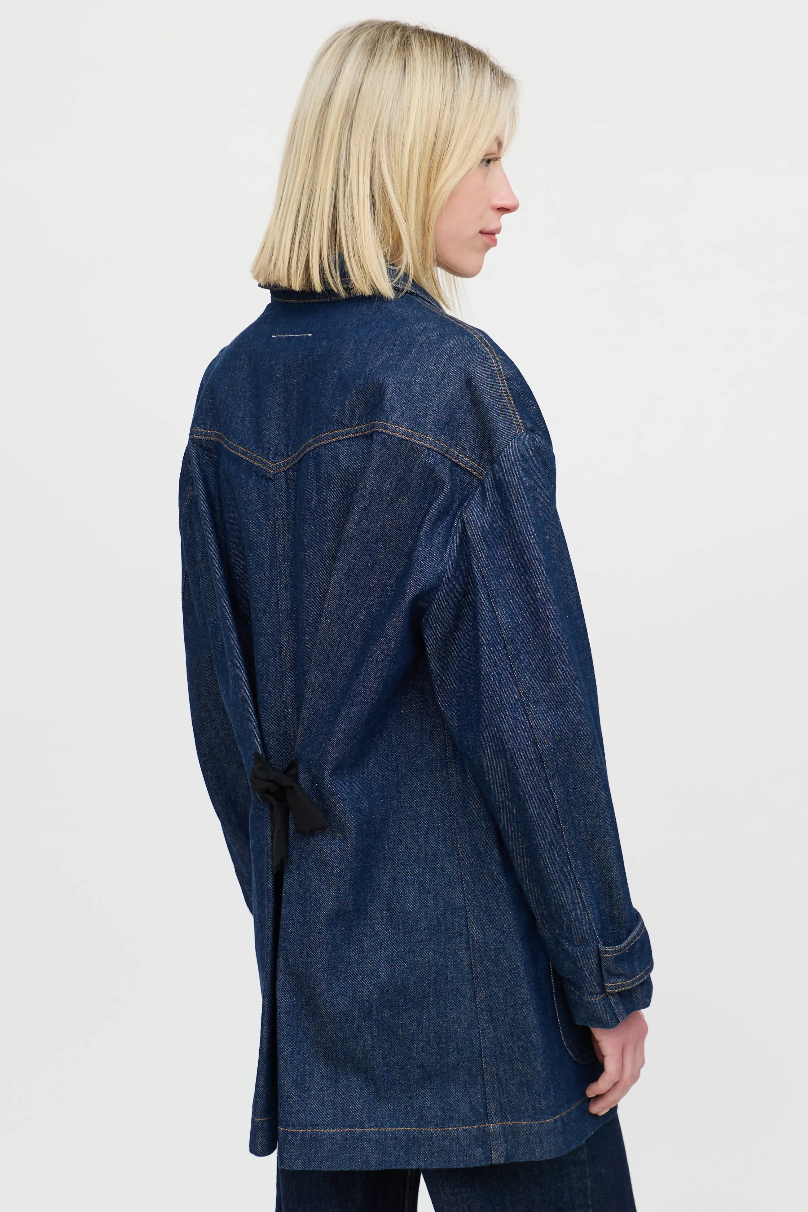Denim Button Up Jacket sold by VSP Consignment product image thumbnail 5