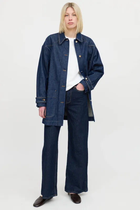 Denim Button Up Jacket made by Maison Margiela