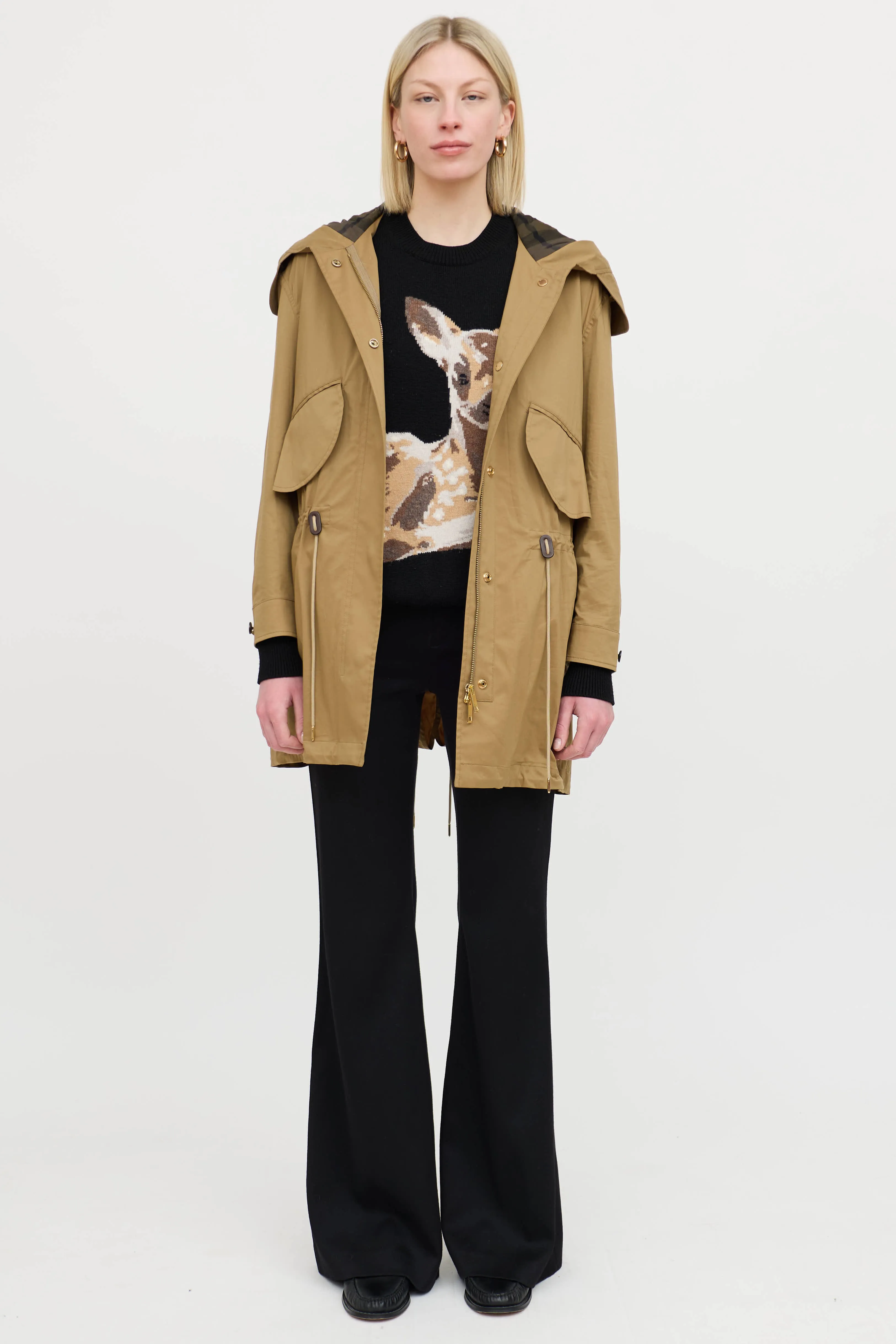 Drawstring Parka Coat sold by VSP Consignment product image thumbnail 2