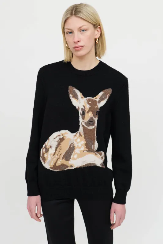 Knit Graphic Sweater sold by VSP Consignment