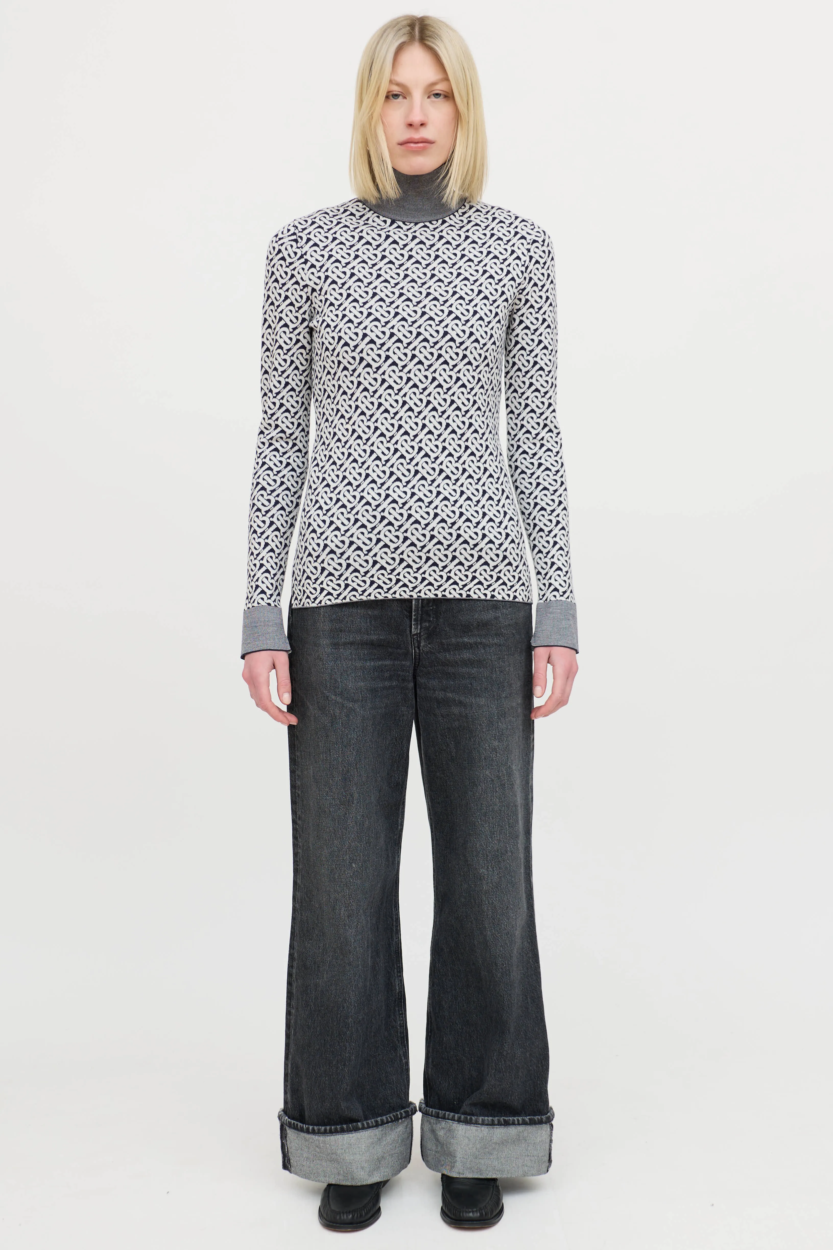 Jacquard Turtleneck Sweater sold by VSP Consignment product image thumbnail 2