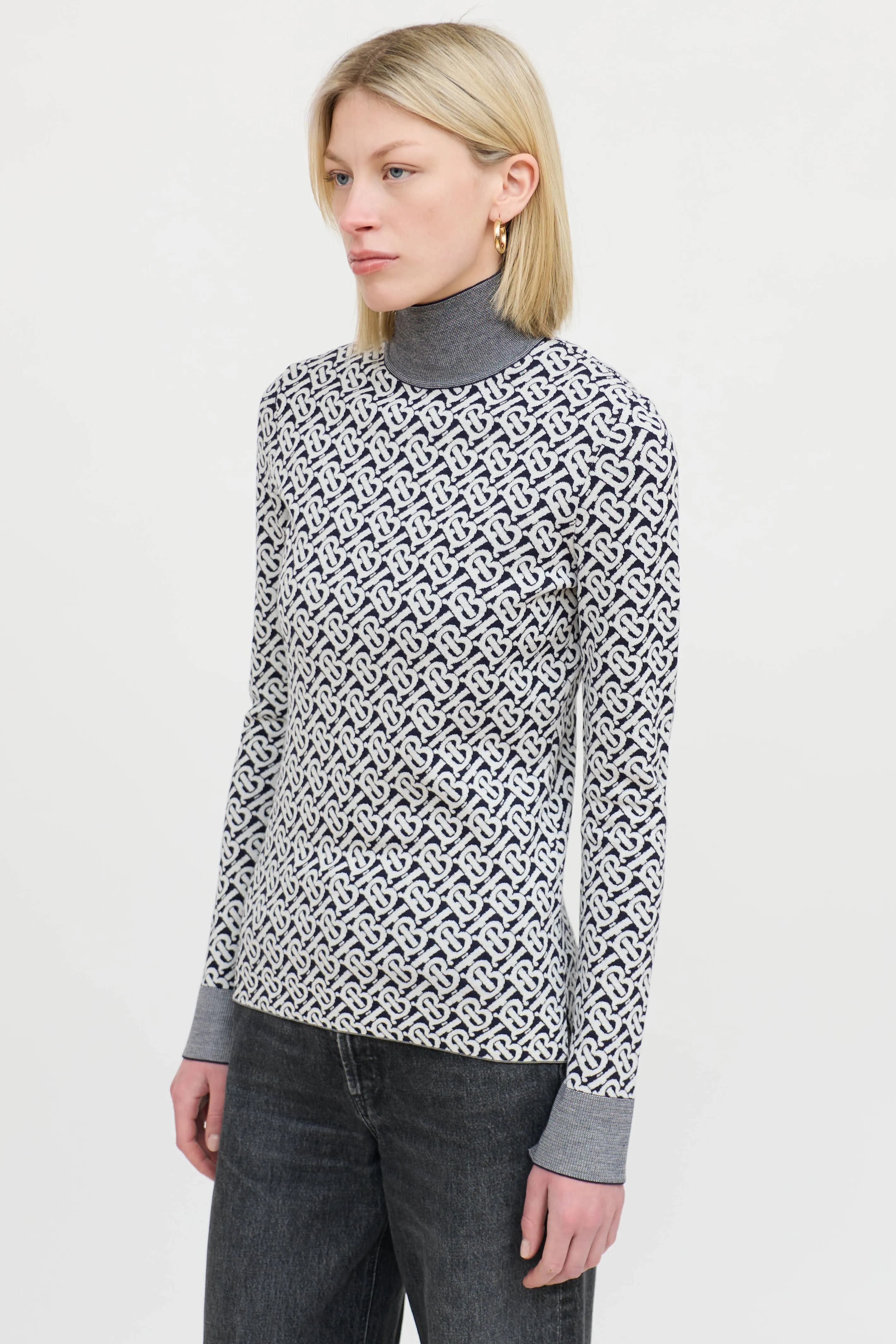 Jacquard Turtleneck Sweater sold by VSP Consignment product image thumbnail 3