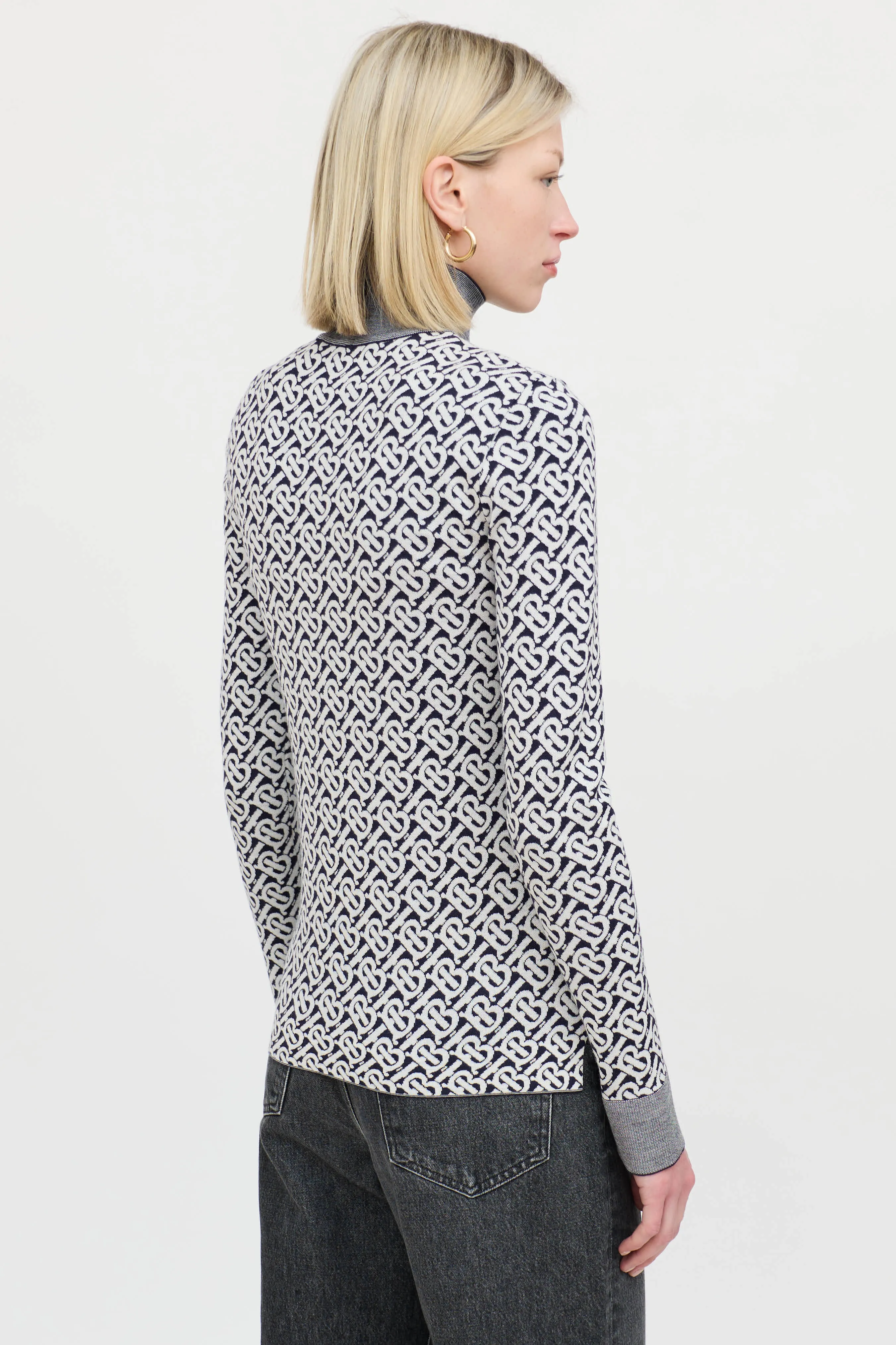 Jacquard Turtleneck Sweater sold by VSP Consignment product image thumbnail 4