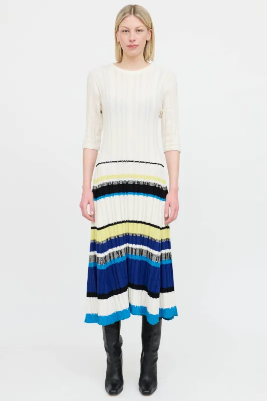 Knit Stripe Dress made by Proenza Schouler