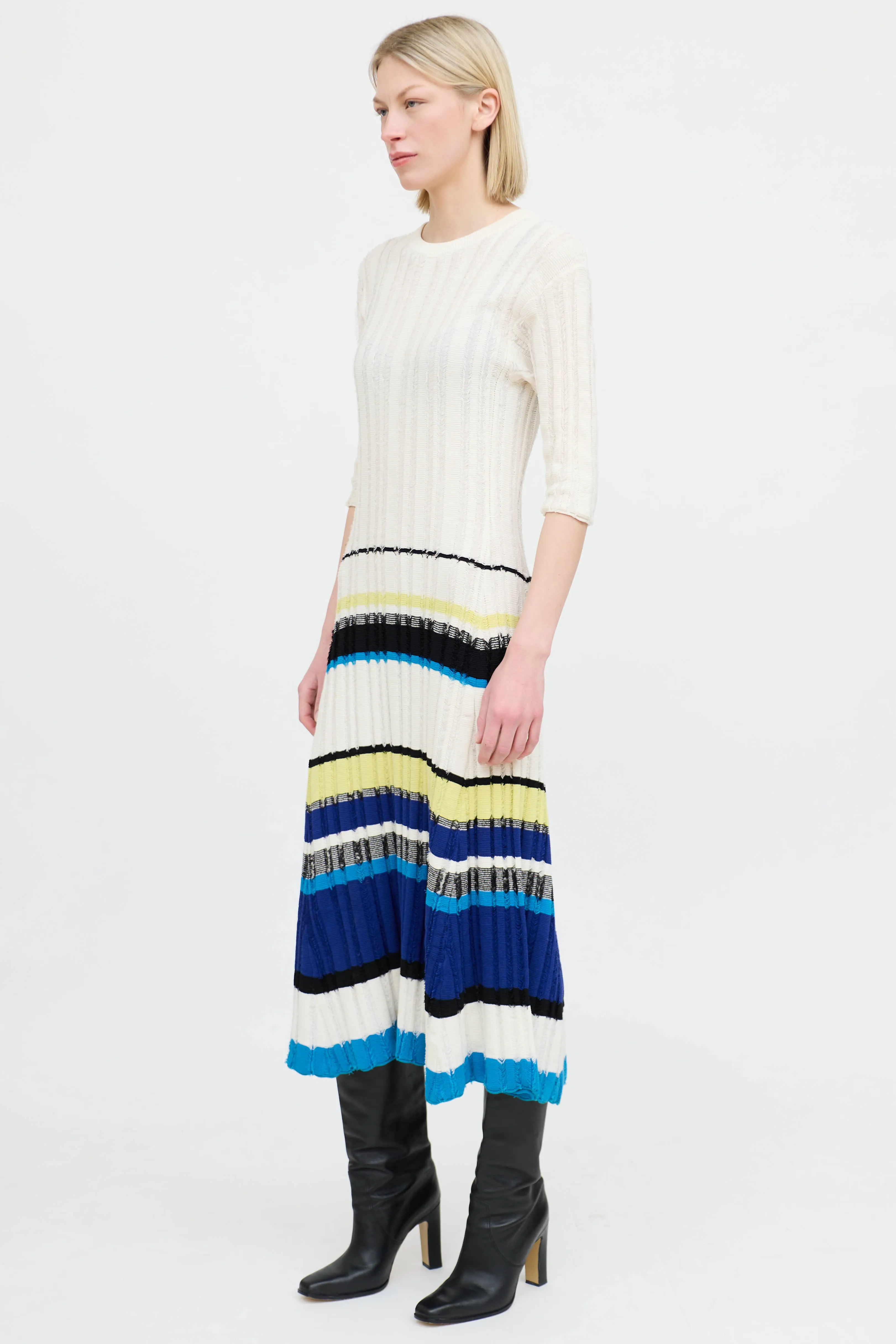 Knit Stripe Dress sold by VSP Consignment product image thumbnail 3