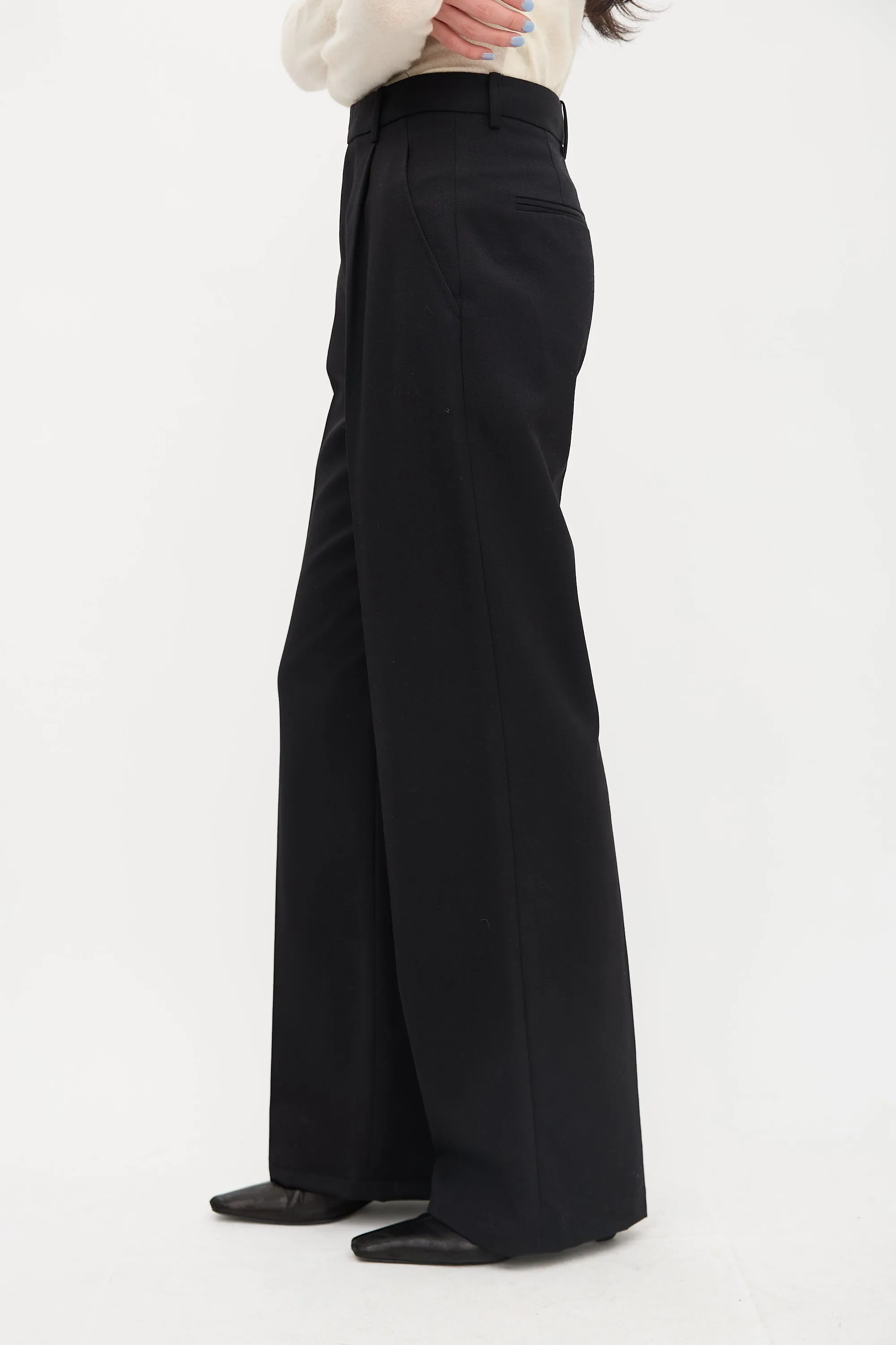 Wool Pleated Pant sold by VSP Consignment product image thumbnail 3