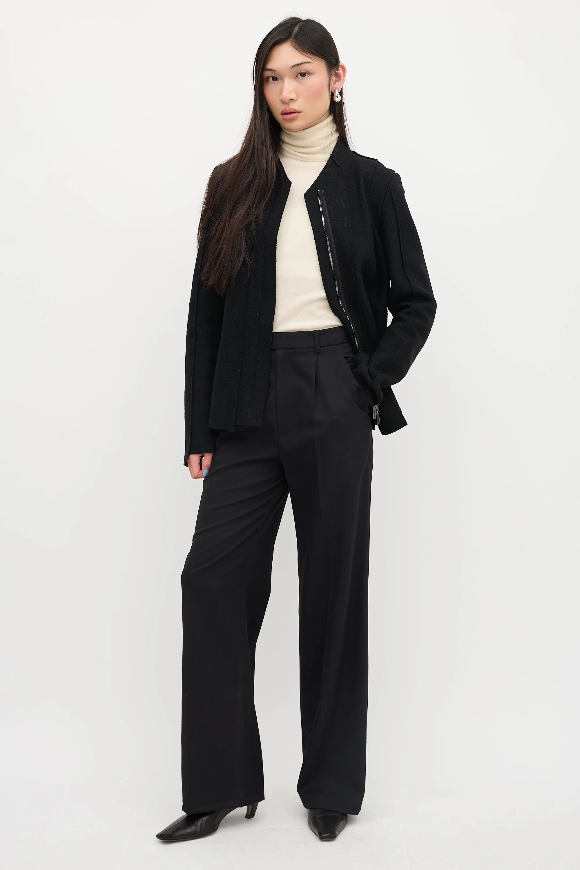 Wool Pleated Pant sold by VSP Consignment product image thumbnail 2
