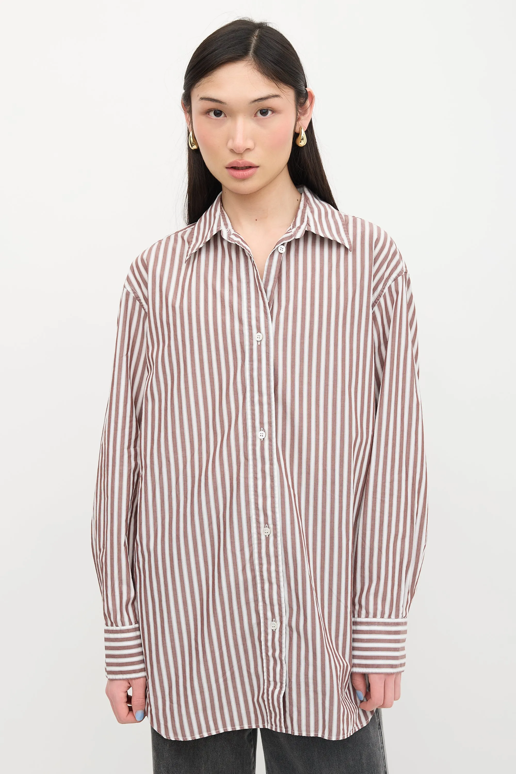 Striped Santos Shirt sold by VSP Consignment