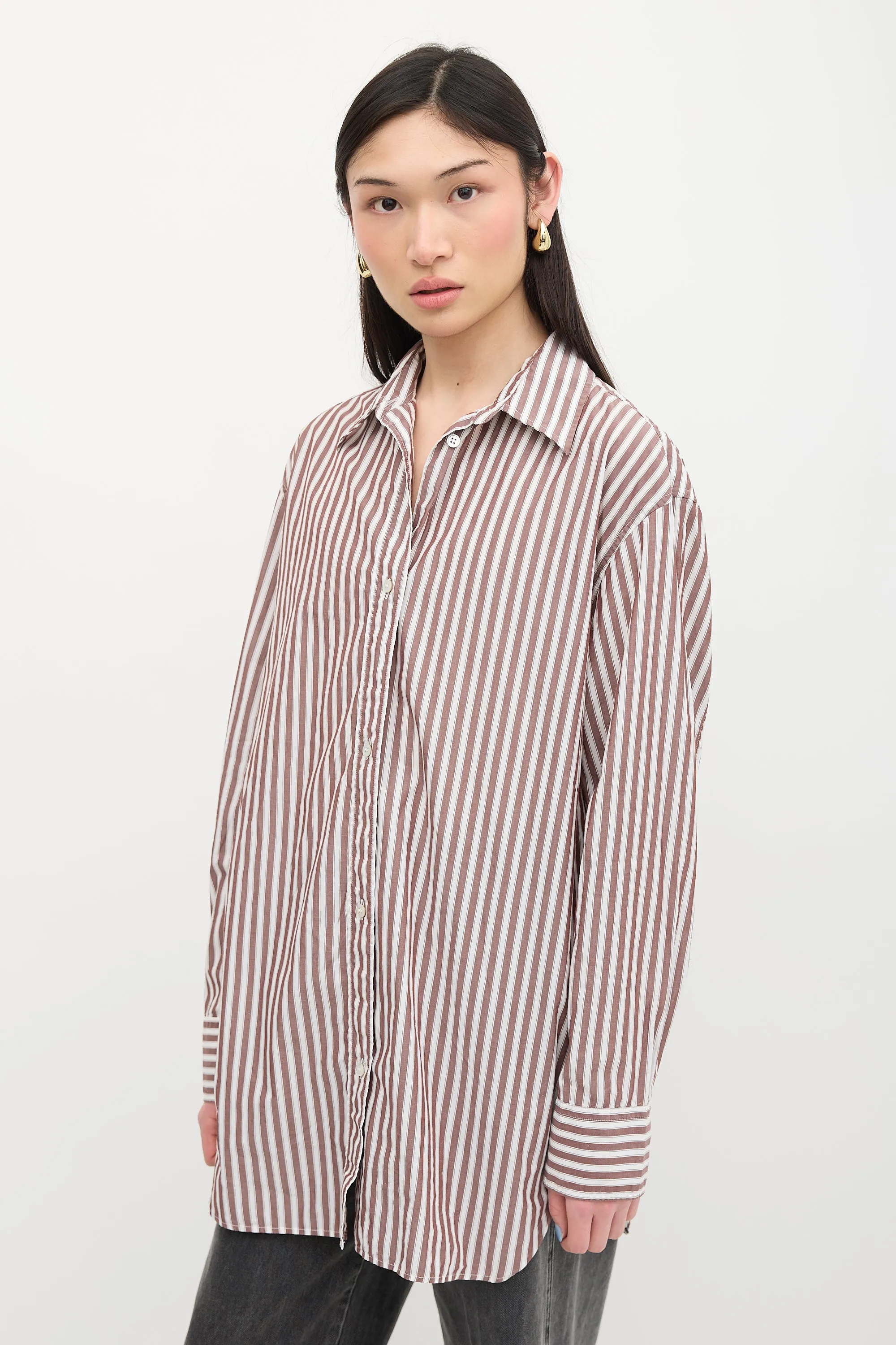 Striped Santos Shirt sold by VSP Consignment product image thumbnail 3