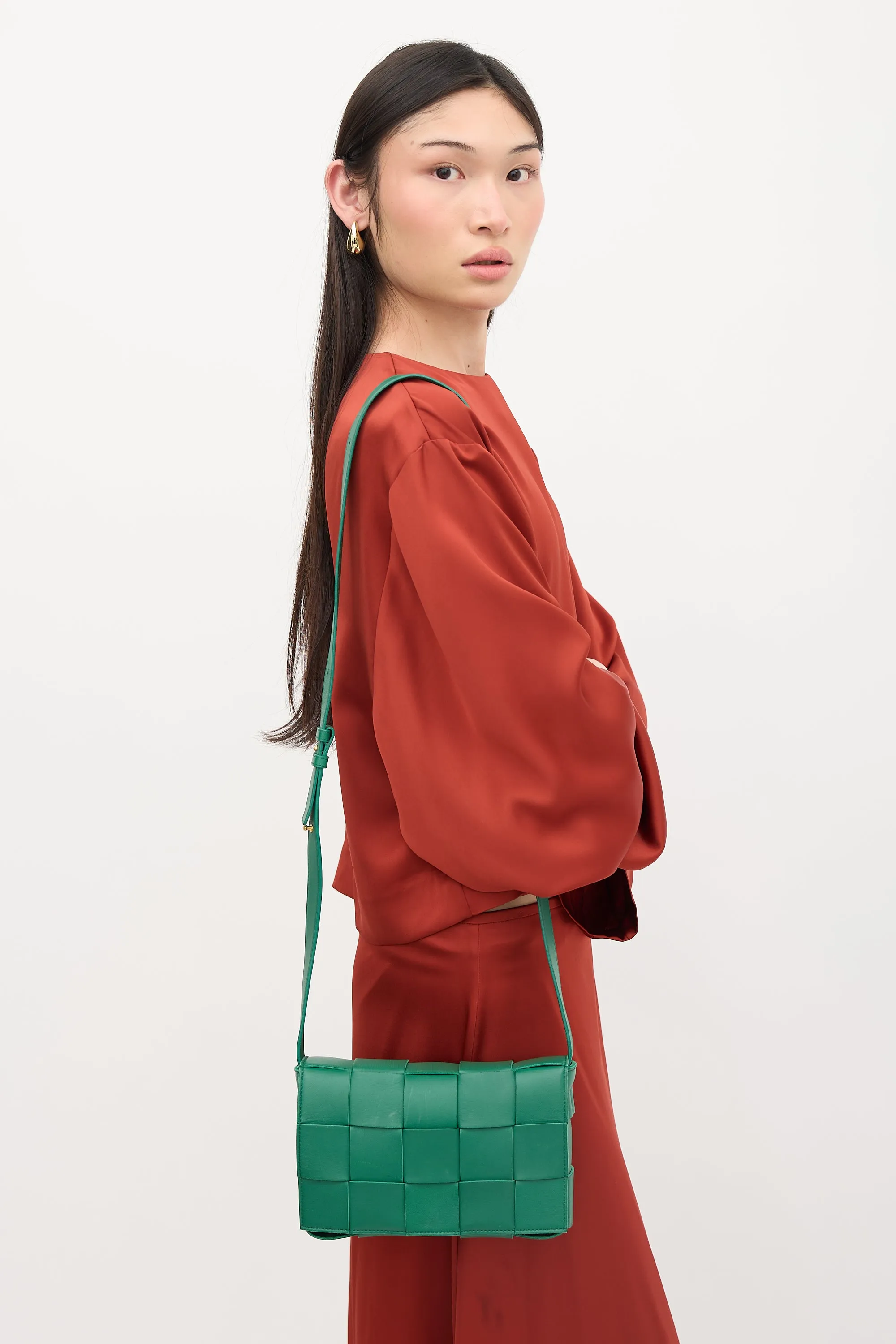 Leather Cassette Bag sold by VSP Consignment product image thumbnail 2