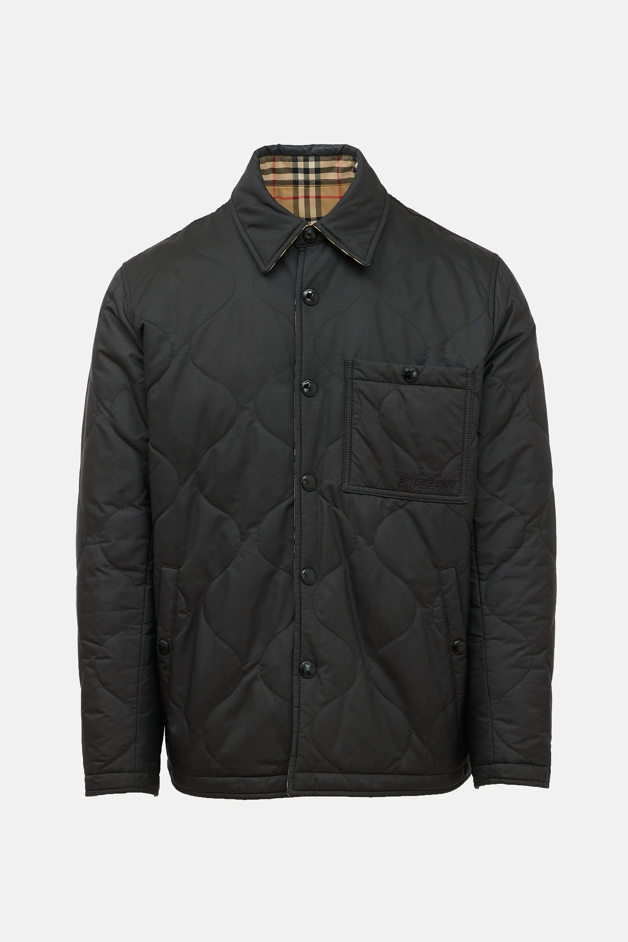 Quilted Check Jacket sold by VSP Consignment