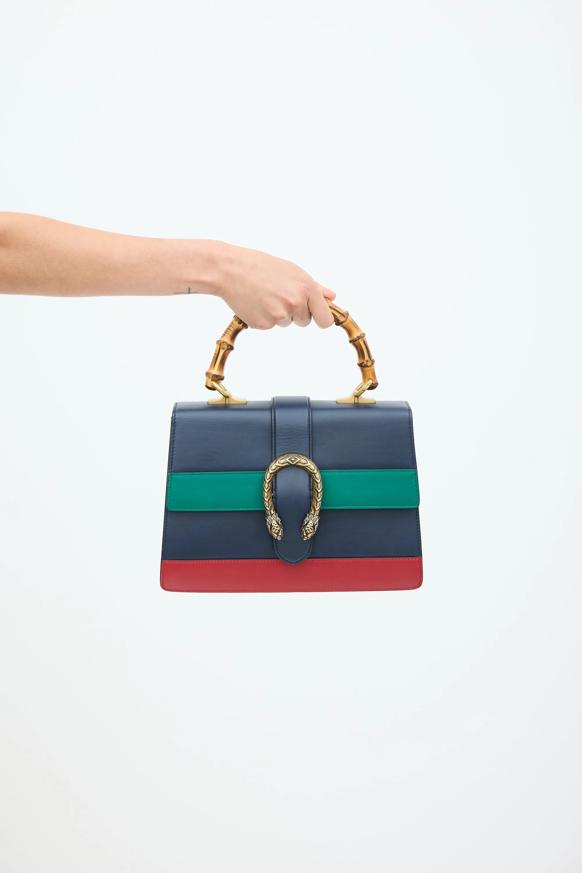 Leather Dionysus Bamboo Bag sold by VSP Consignment