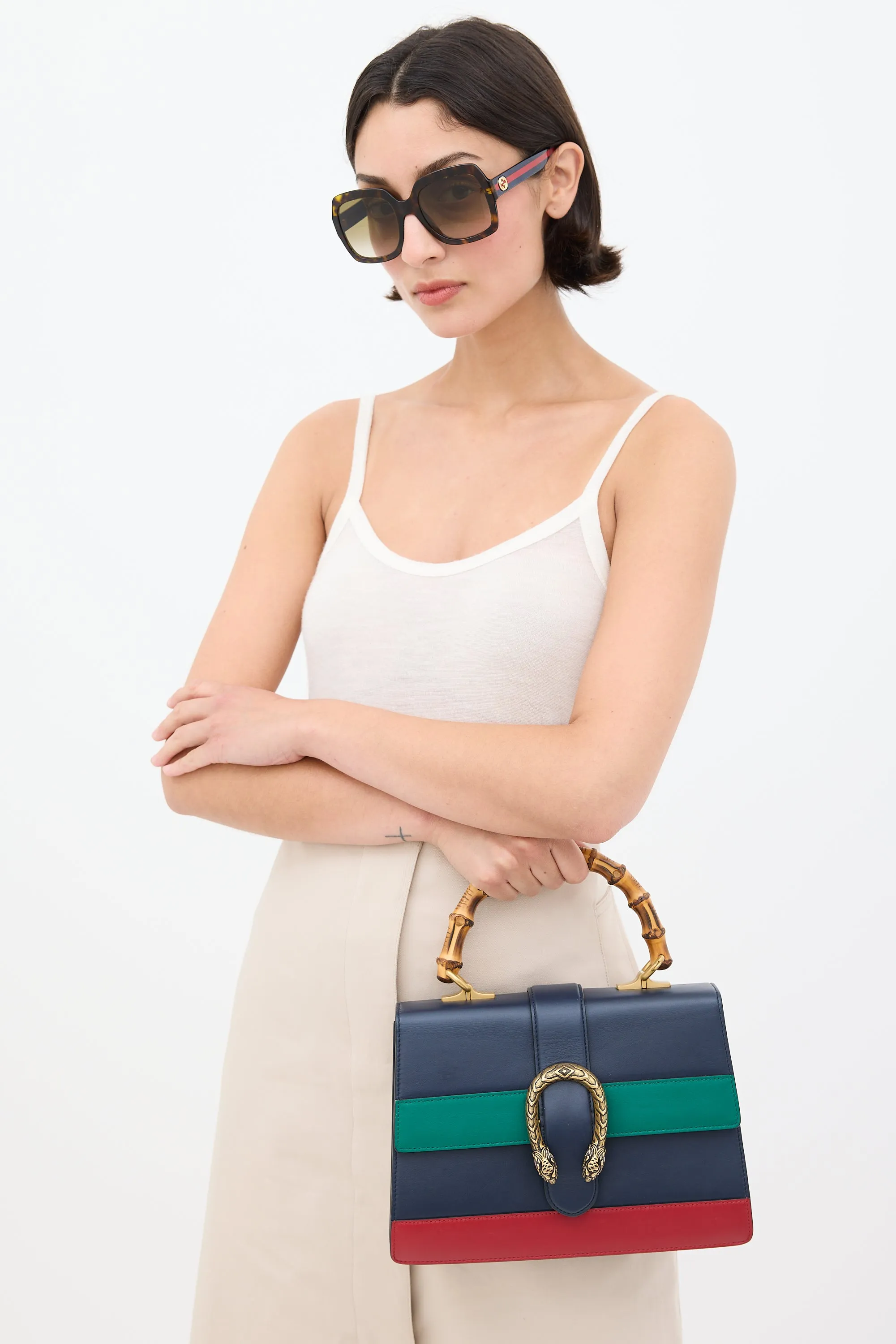 Leather Dionysus Bamboo Bag sold by VSP Consignment product image thumbnail 4