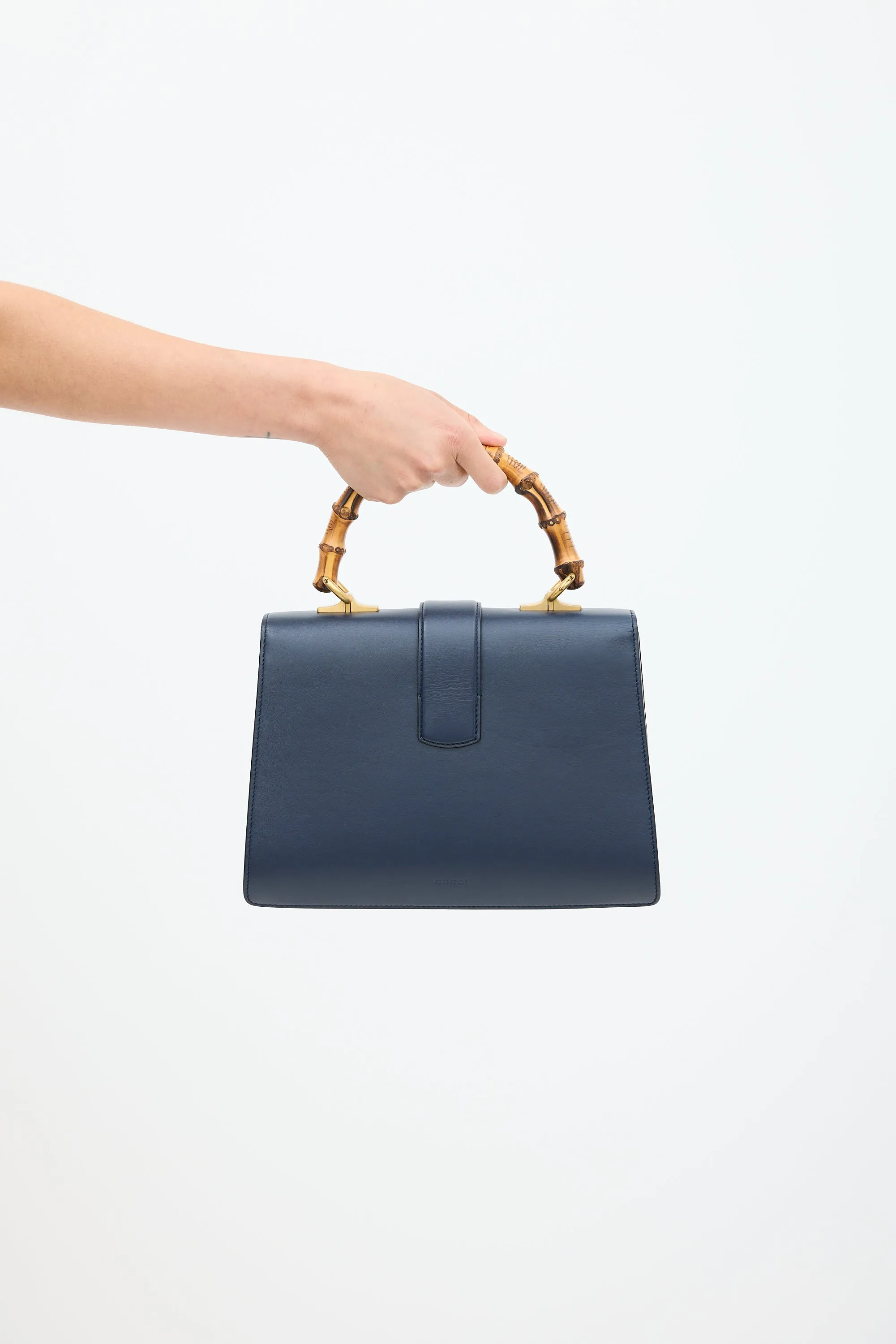 Leather Dionysus Bamboo Bag sold by VSP Consignment product image thumbnail 3