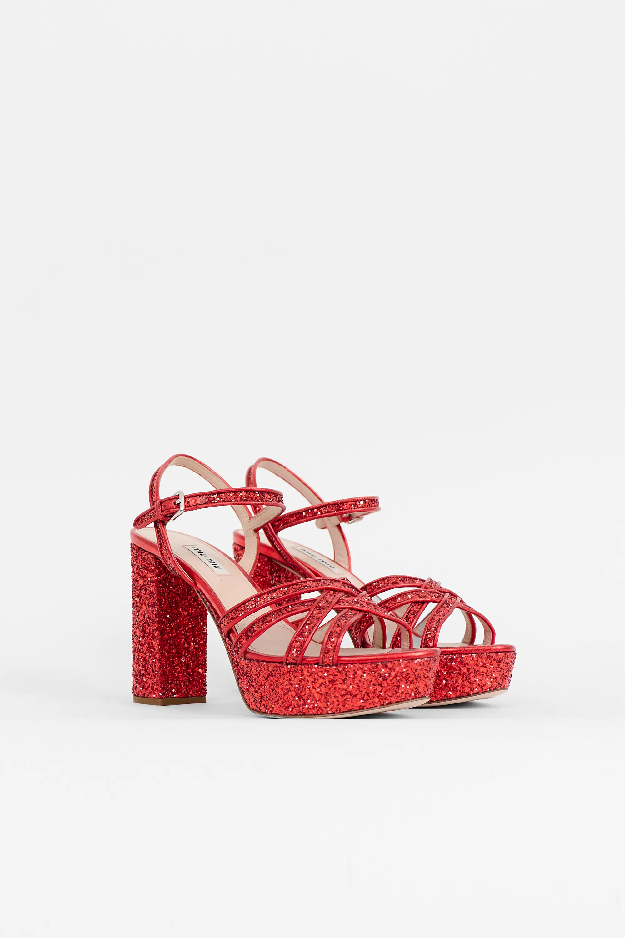 Glitter Platform Sandal sold by VSP Consignment product image thumbnail 2