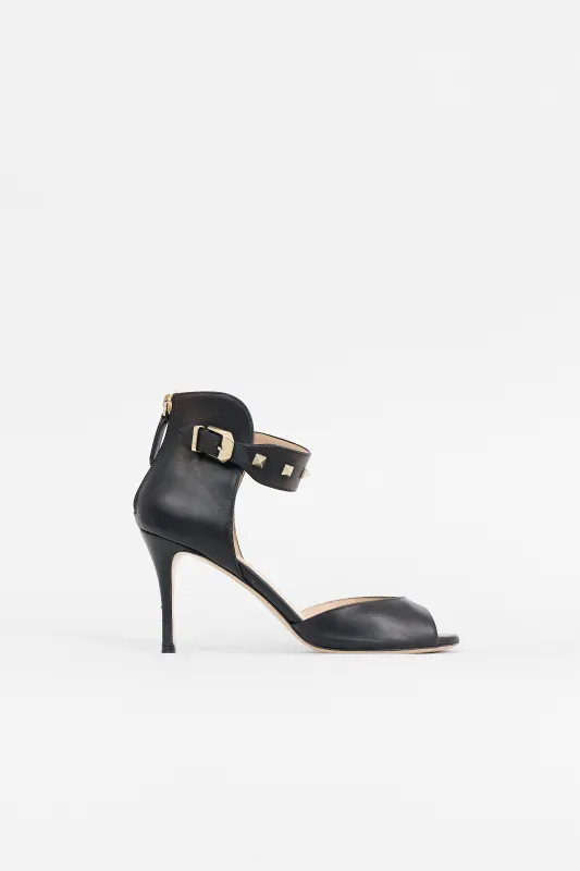 Leather Rockstud Sandal made by Valentino