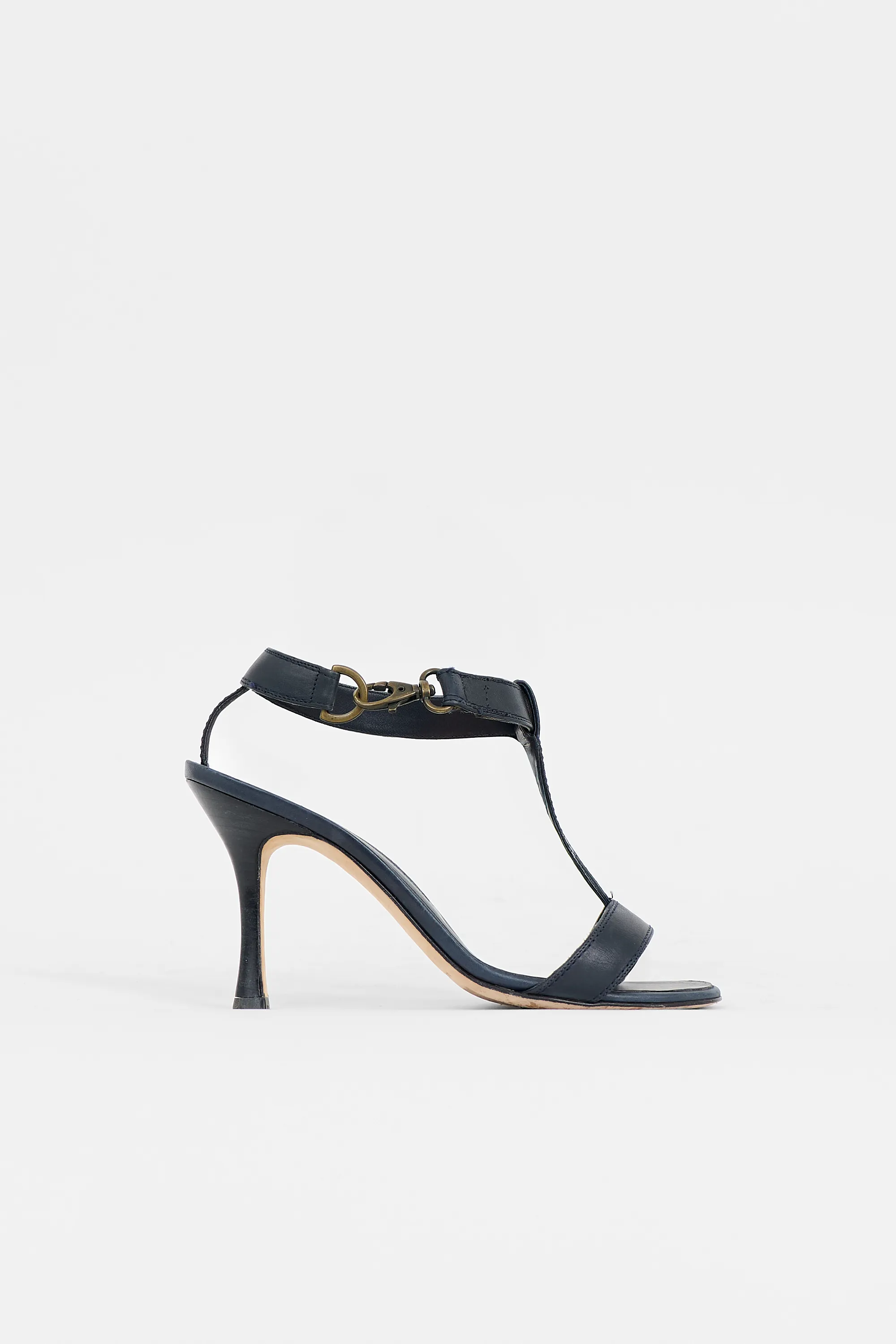 Leather T-Strap Sandal sold by VSP Consignment