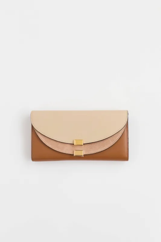 Tri-Colour Georgia Wallet made by Chloe