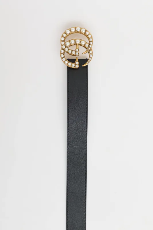 GG Pearl Marmont Belt sold by VSP Consignment