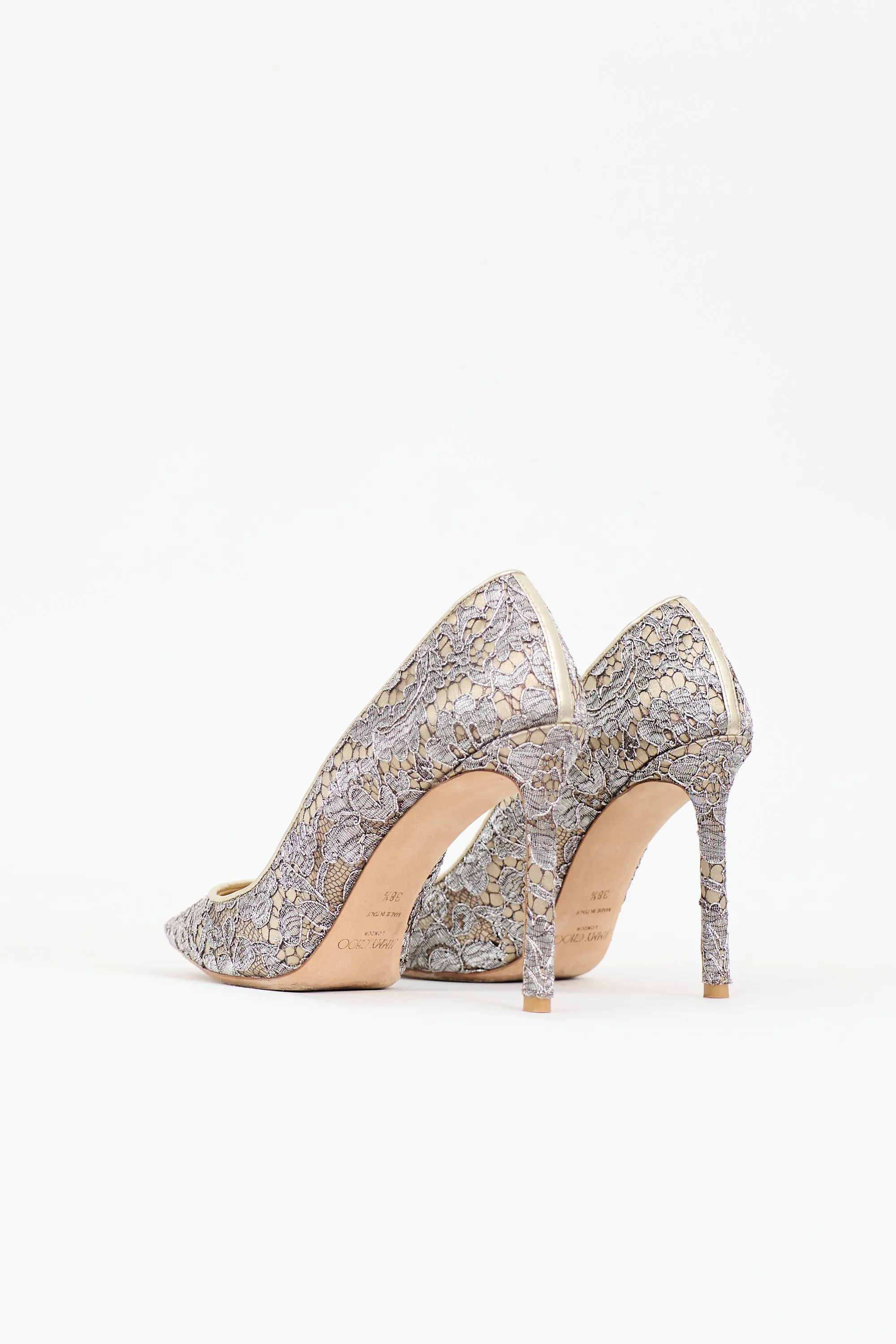 Metallic Lace Romy Pump sold by VSP Consignment product image thumbnail 4