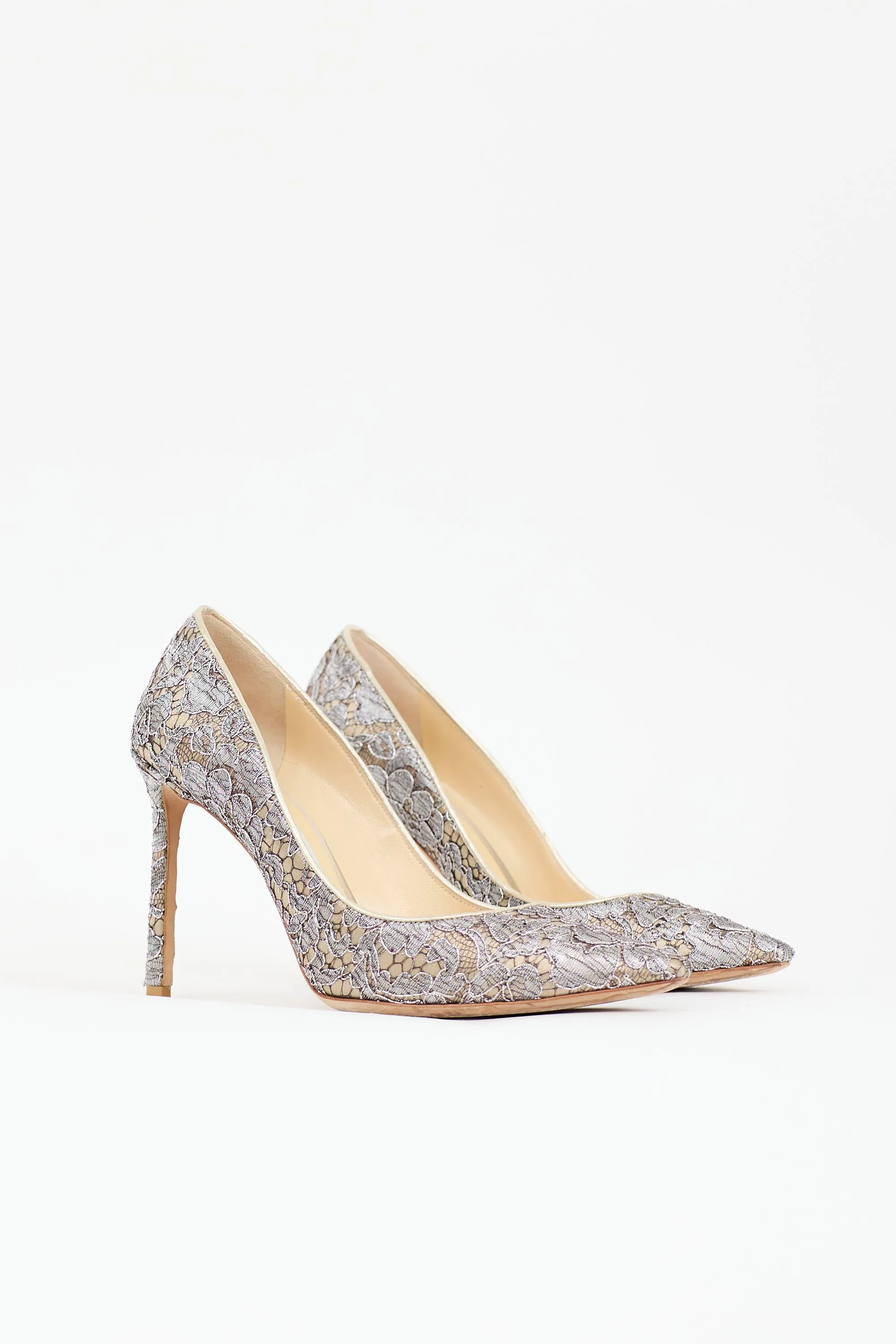 Metallic Lace Romy Pump sold by VSP Consignment product image thumbnail 2