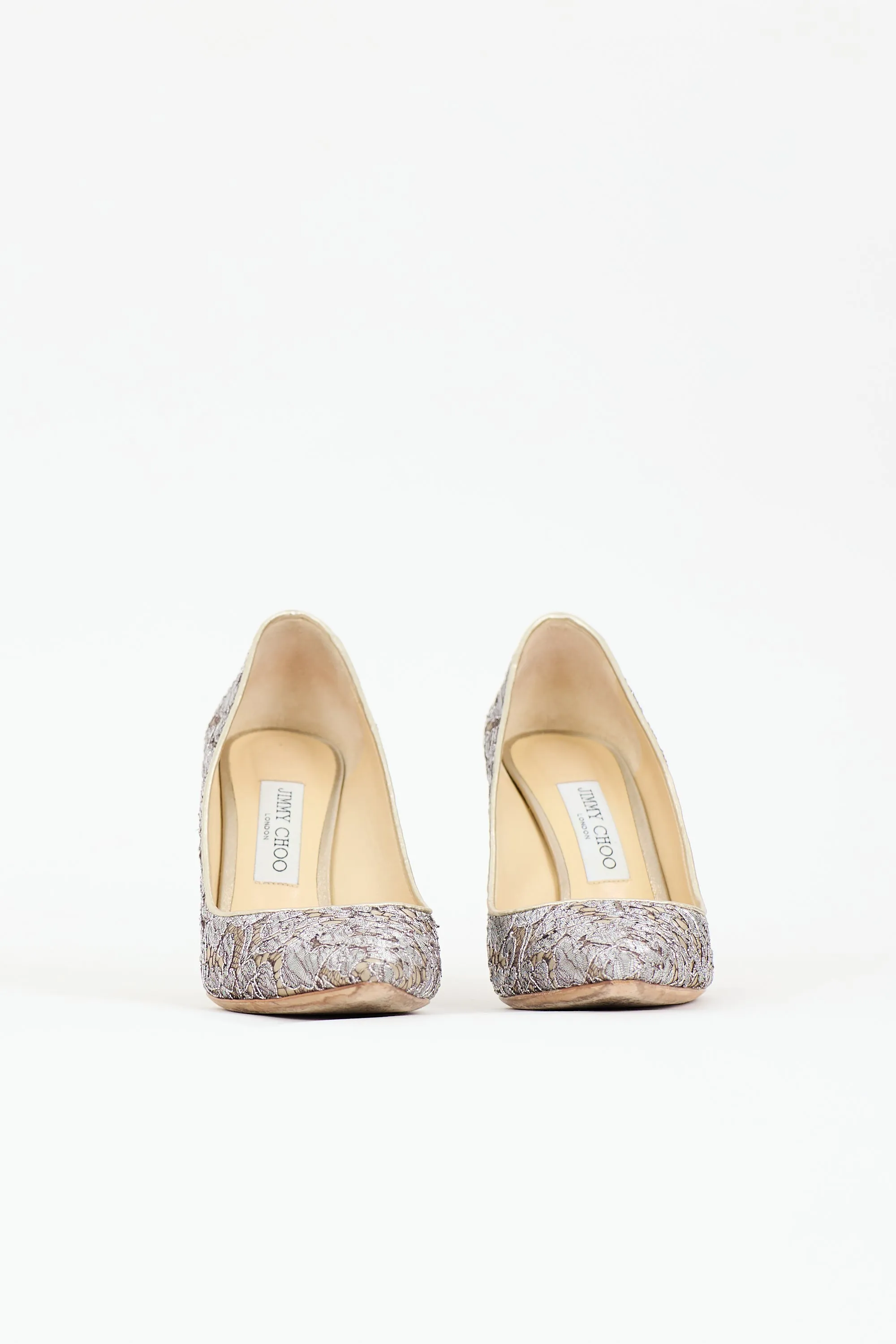 Metallic Lace Romy Pump sold by VSP Consignment product image thumbnail 3