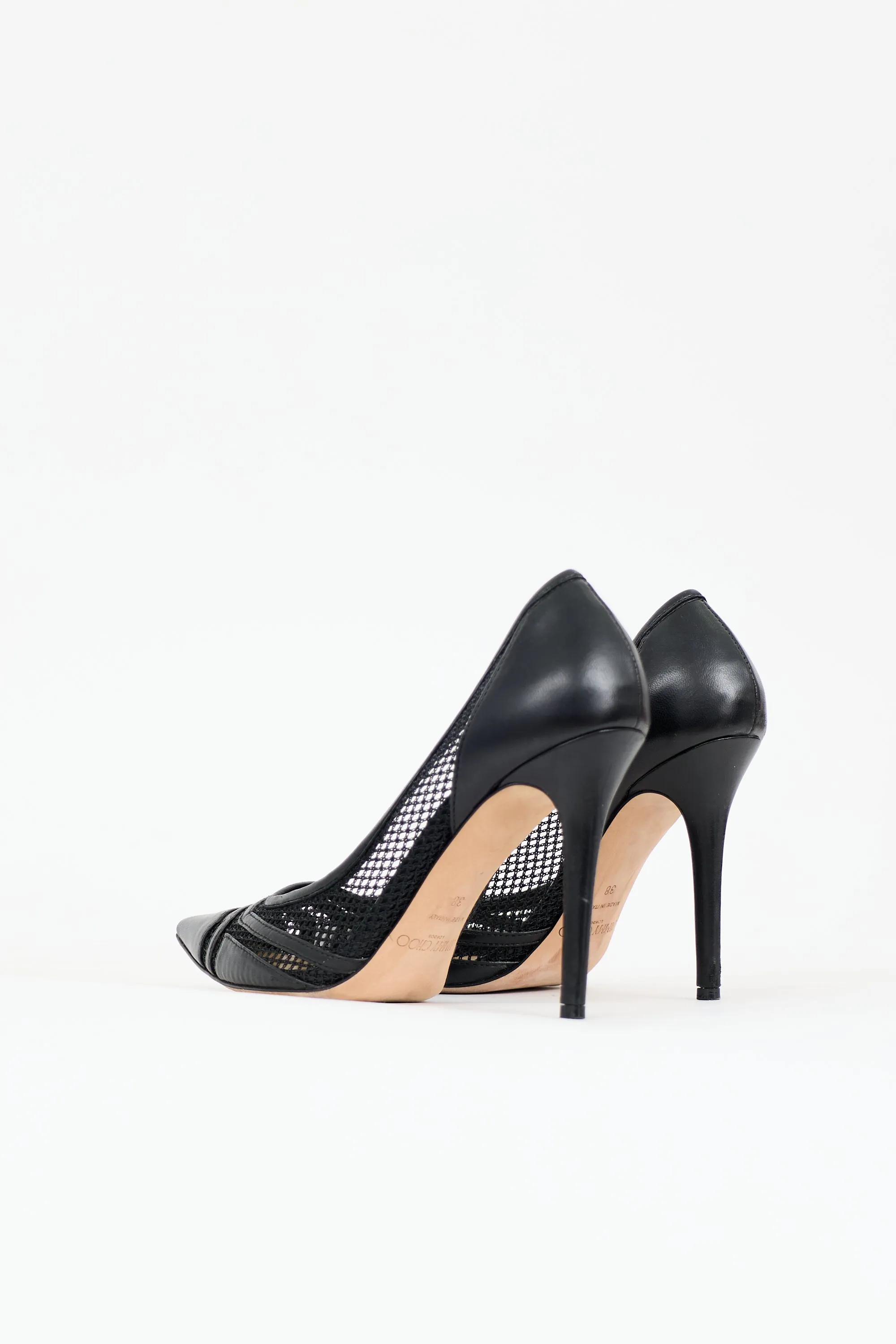 Leather & Mesh Hettie Pump sold by VSP Consignment product image thumbnail 4