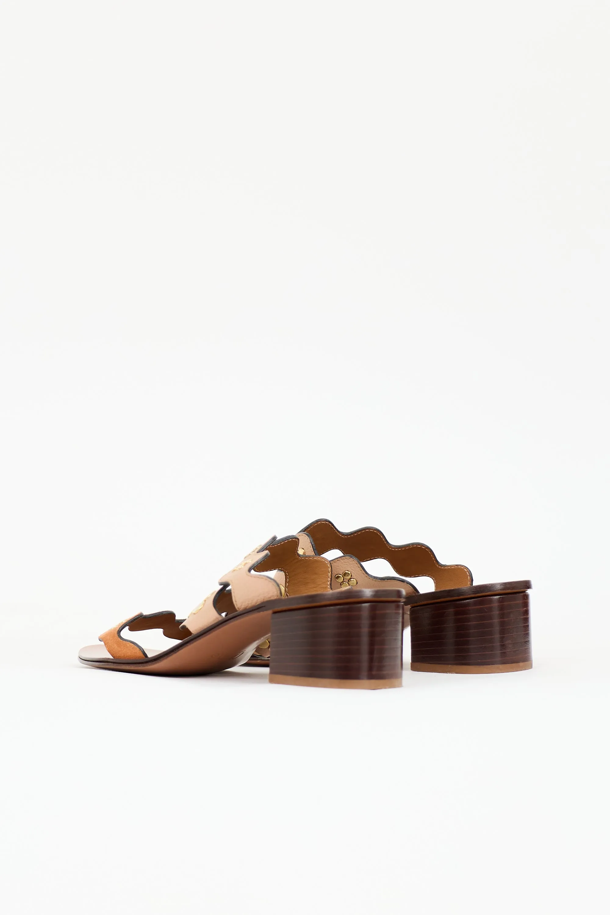 Leather Studded Lauren Sandal sold by VSP Consignment product image thumbnail 4
