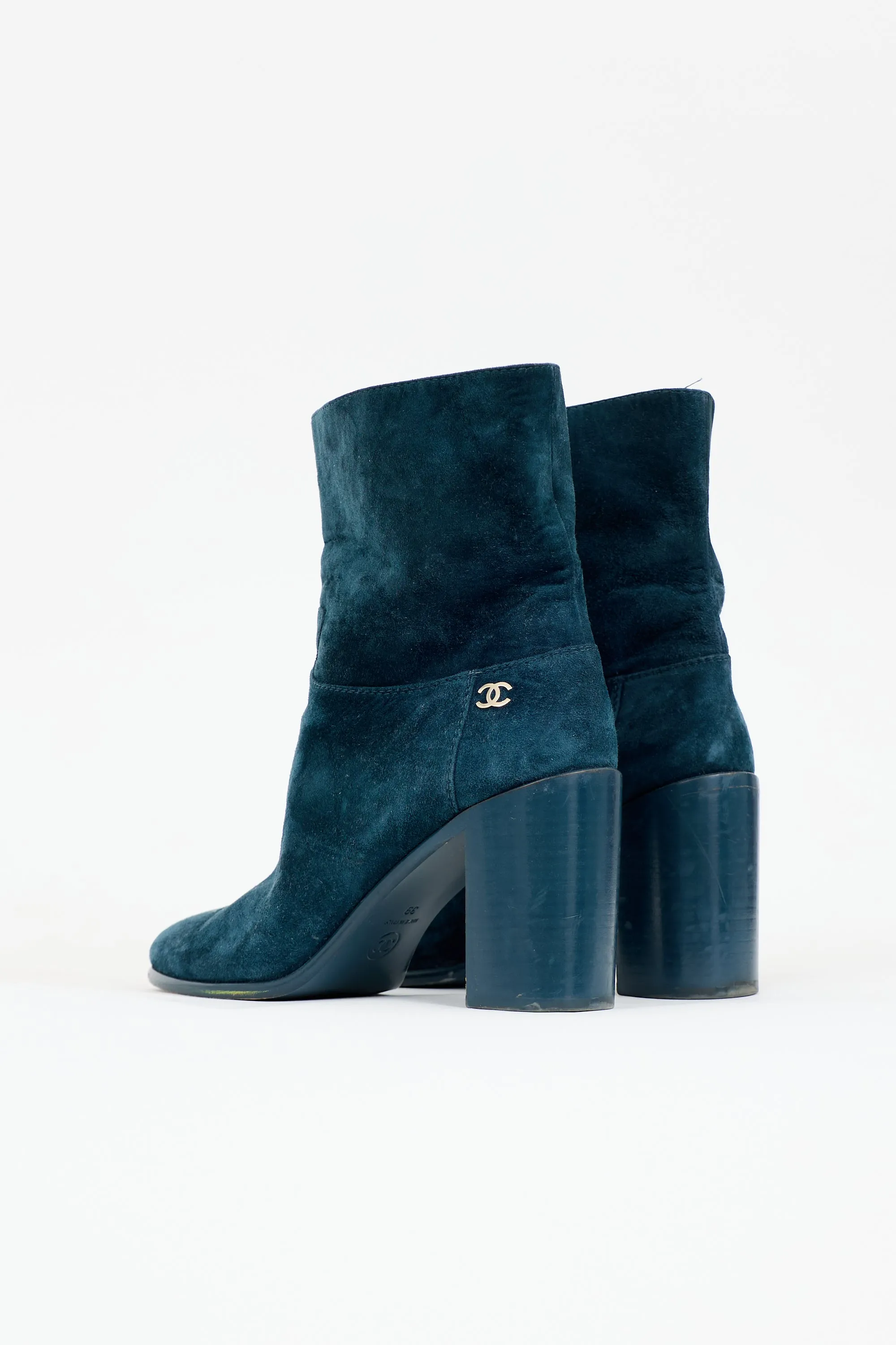 Suede CC Ankle Boot sold by VSP Consignment product image thumbnail 5