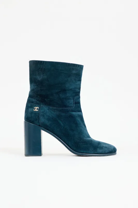 Suede CC Ankle Boot sold by VSP Consignment