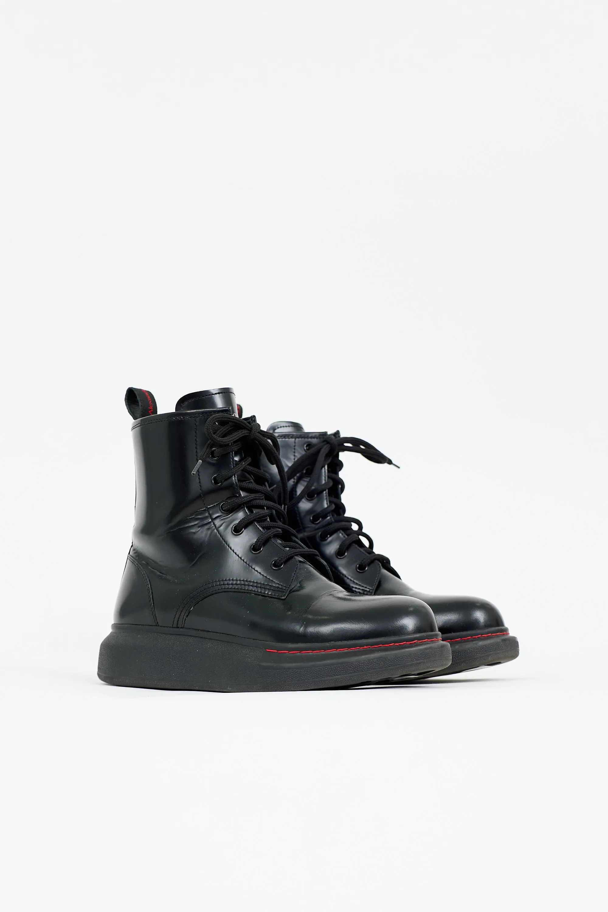Leather Hybrid Combat Boot sold by VSP Consignment product image thumbnail 2