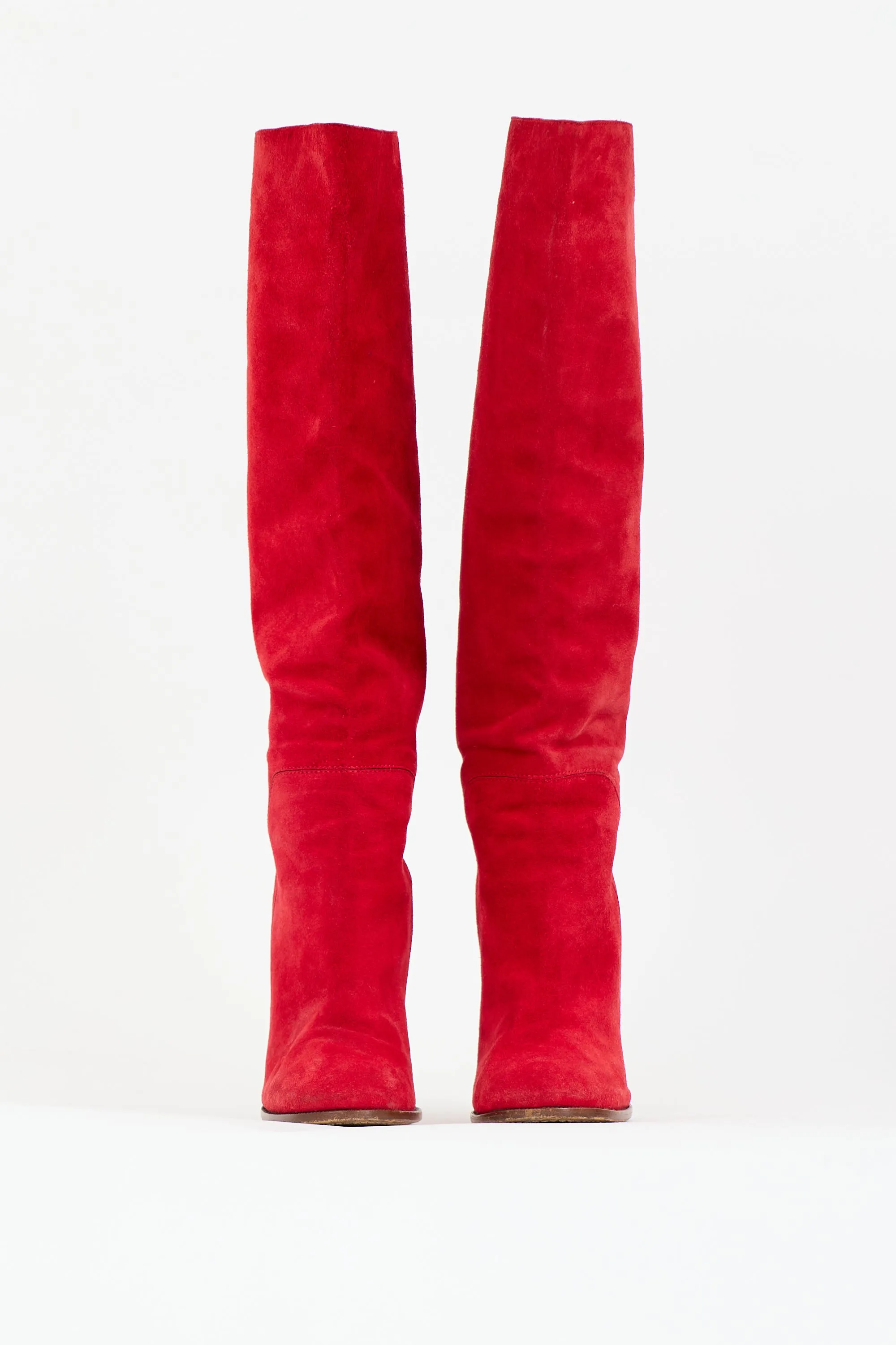 Suede Knee Boot sold by VSP Consignment product image thumbnail 3