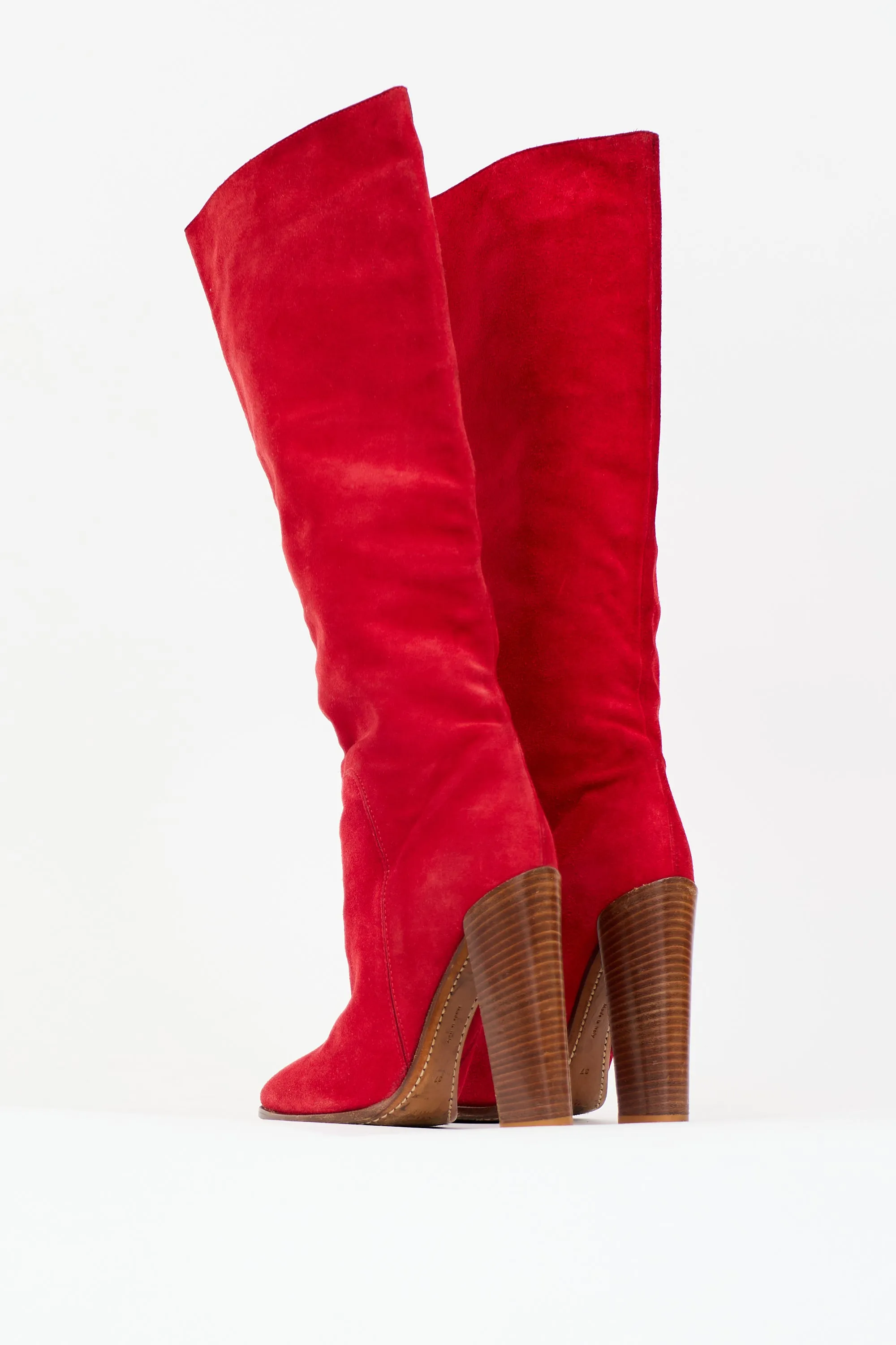 Suede Knee Boot sold by VSP Consignment product image thumbnail 4