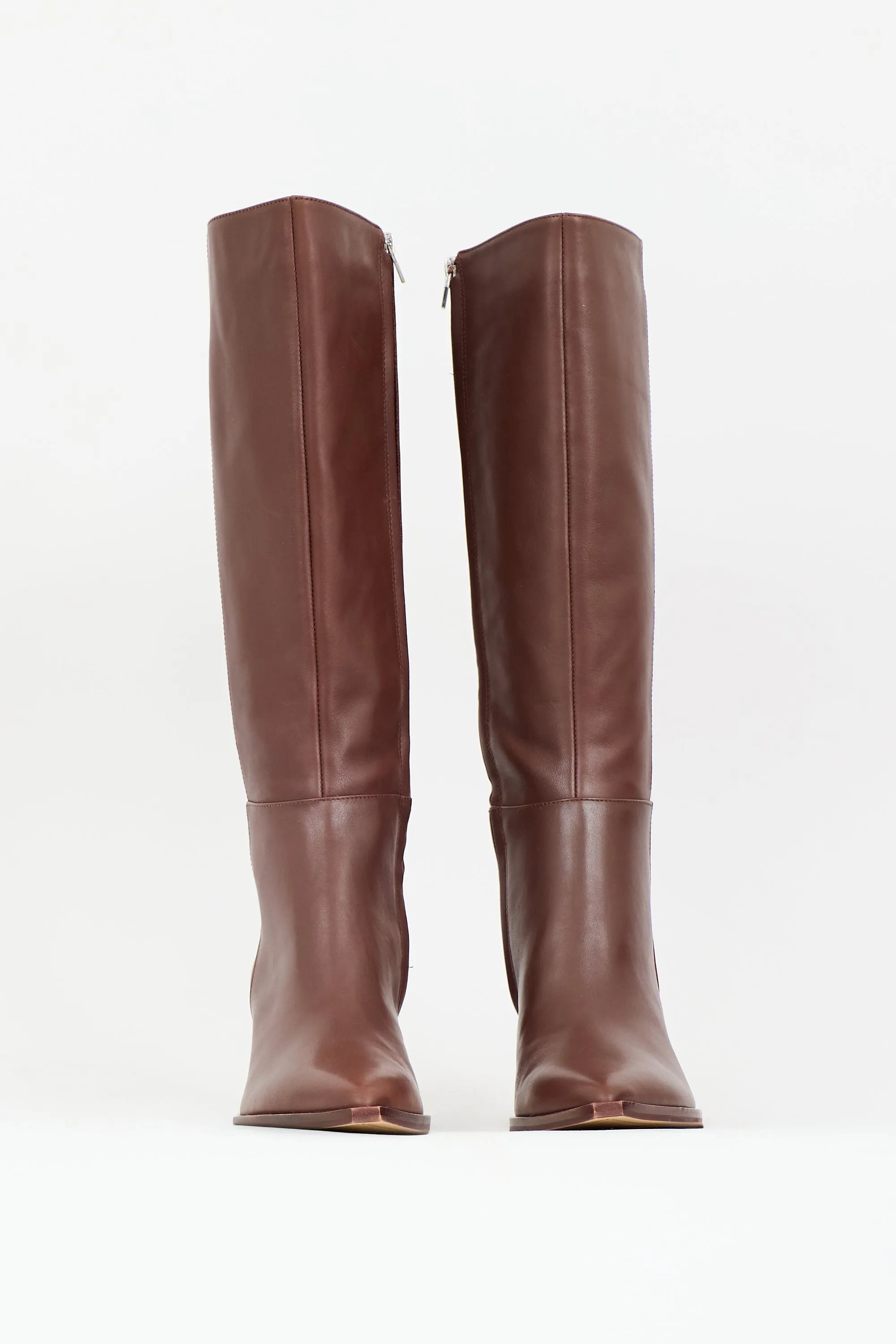 Leather Auggie Knee Boot sold by VSP Consignment product image thumbnail 3