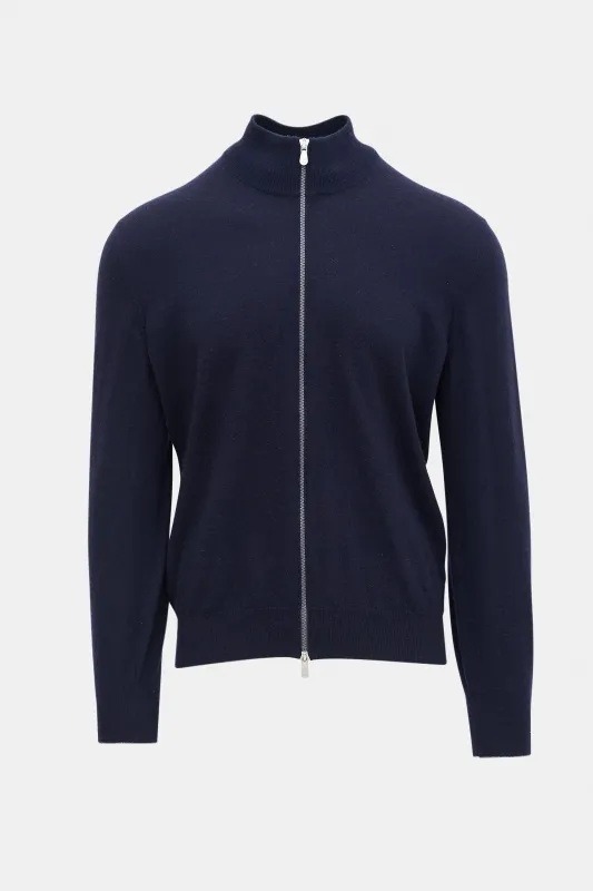 Cashmere Zip Sweater made by Brunello Cucinelli