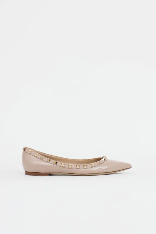 Patent Rockstud Flat made by Valentino