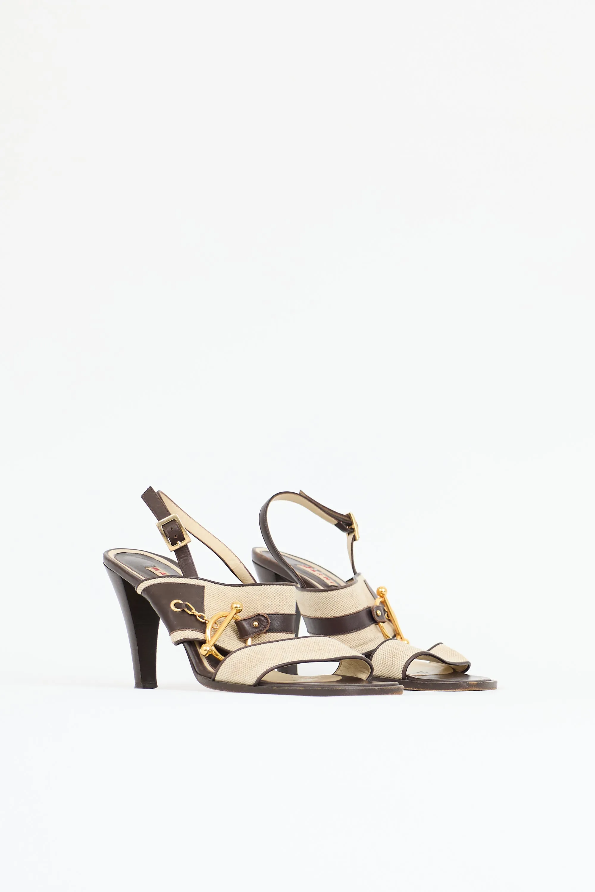 Canvas & Leather Sandal sold by VSP Consignment product image thumbnail 2