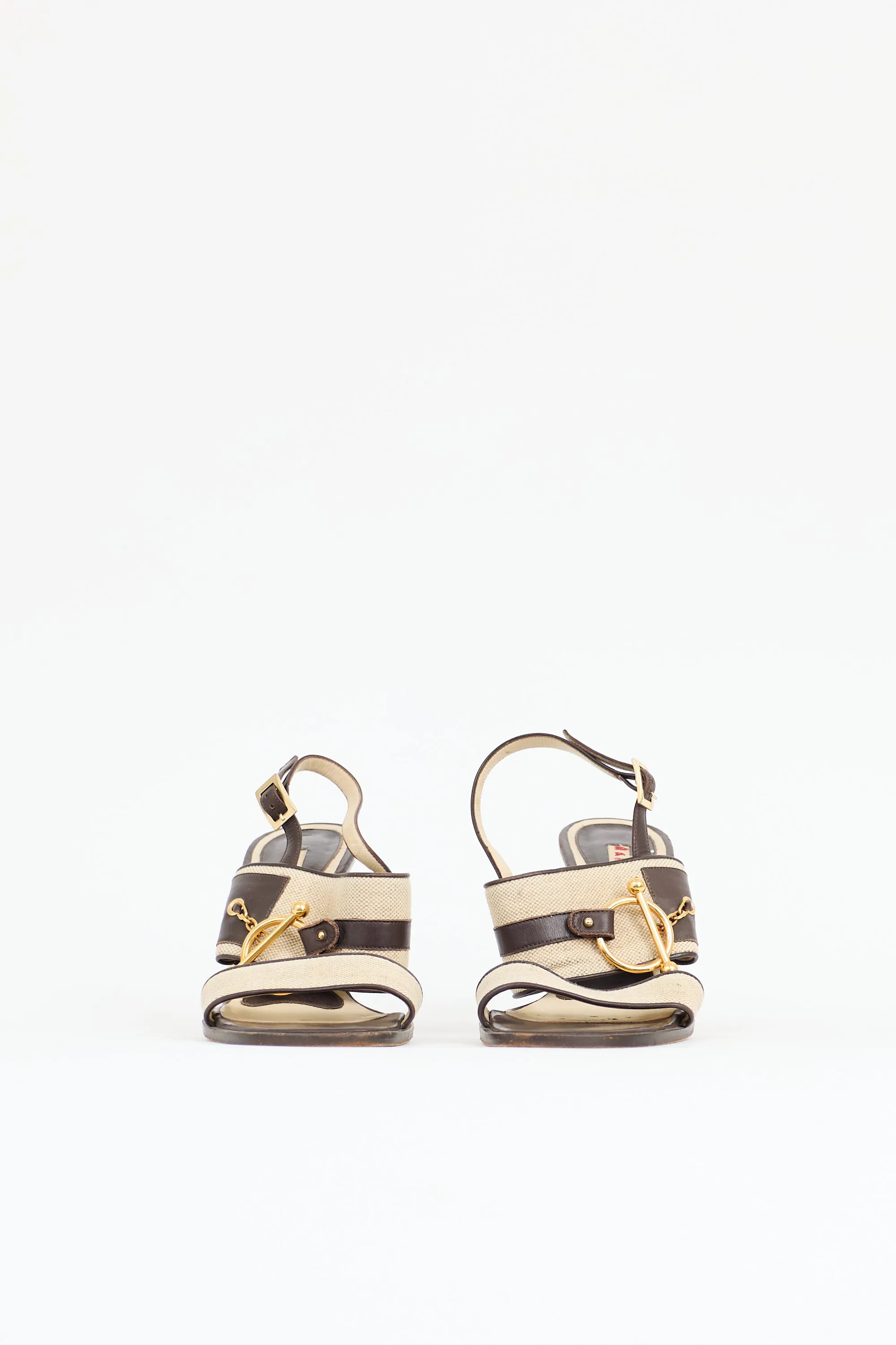 Canvas & Leather Sandal sold by VSP Consignment product image thumbnail 3