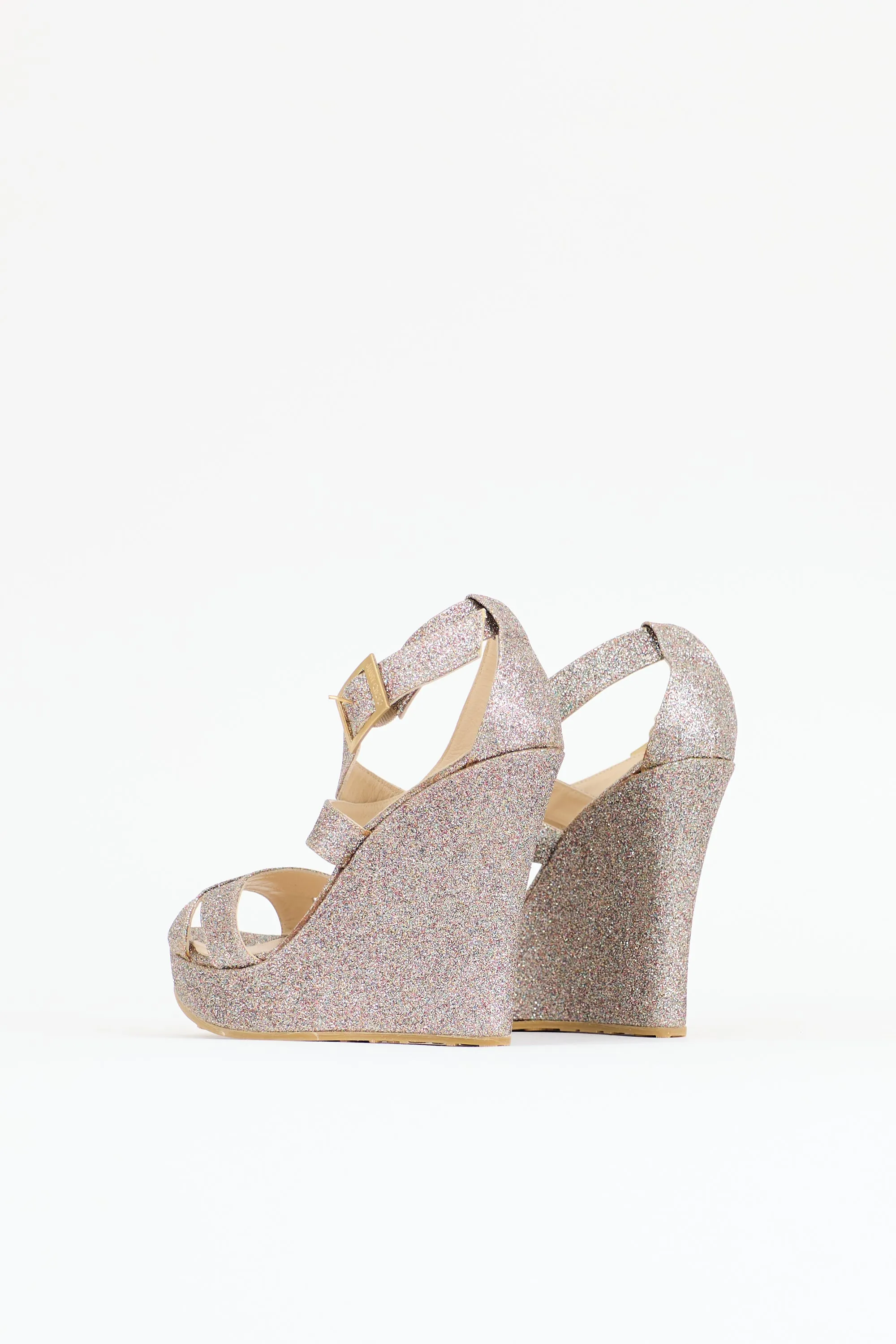 Glitter Penny Wedge Sandal sold by VSP Consignment product image thumbnail 4