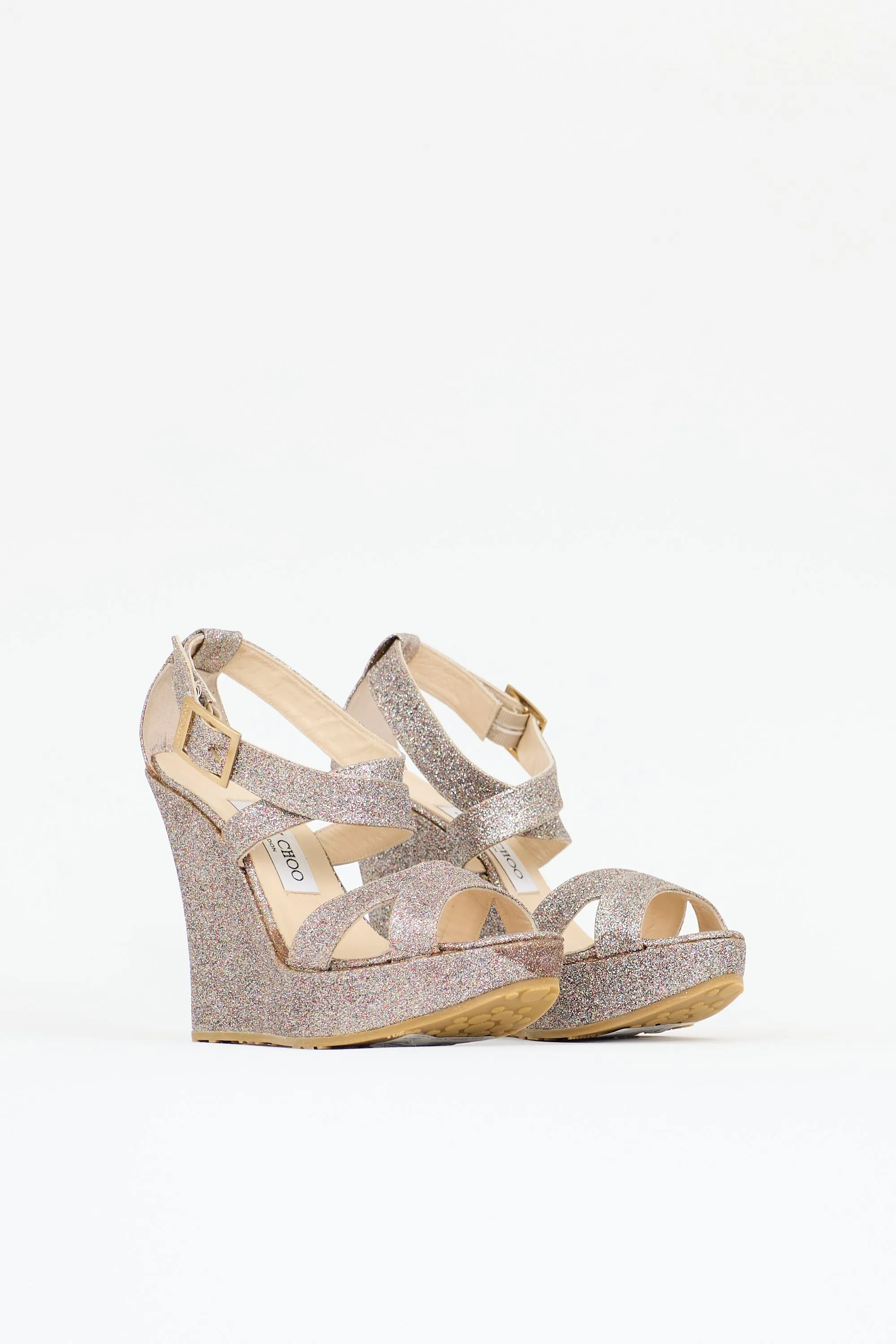 Glitter Penny Wedge Sandal sold by VSP Consignment product image thumbnail 2