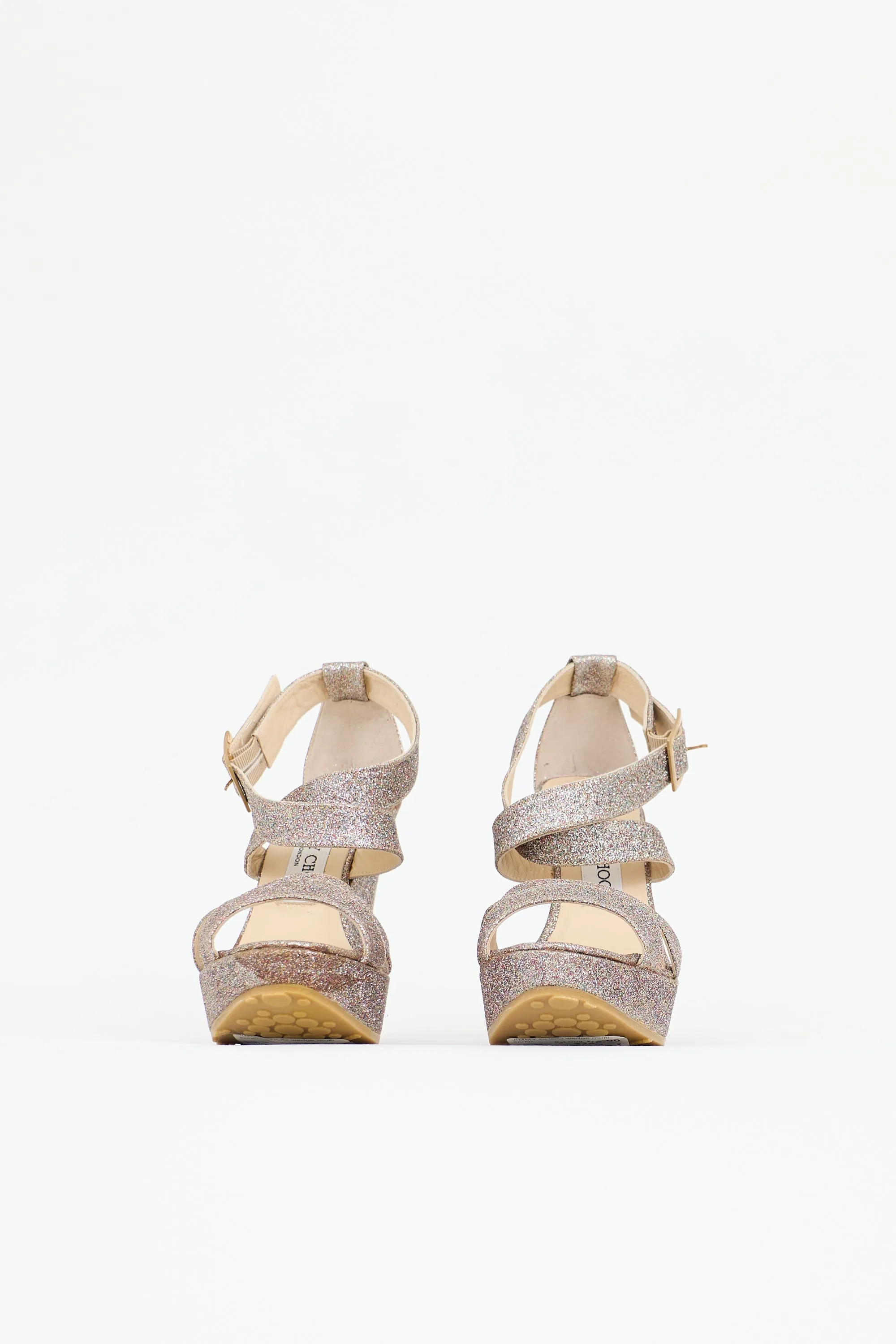 Glitter Penny Wedge Sandal sold by VSP Consignment product image thumbnail 3
