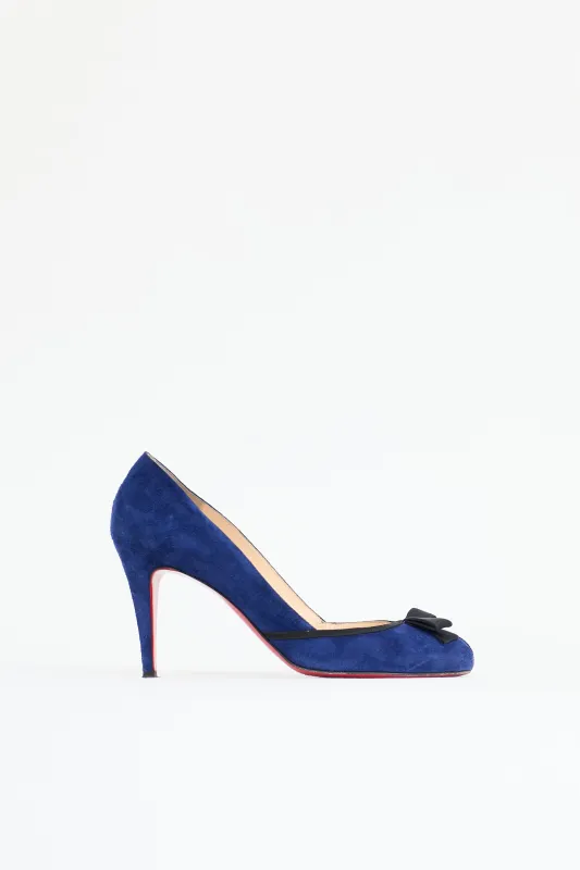 Suede Lavalliere Pump sold by VSP Consignment