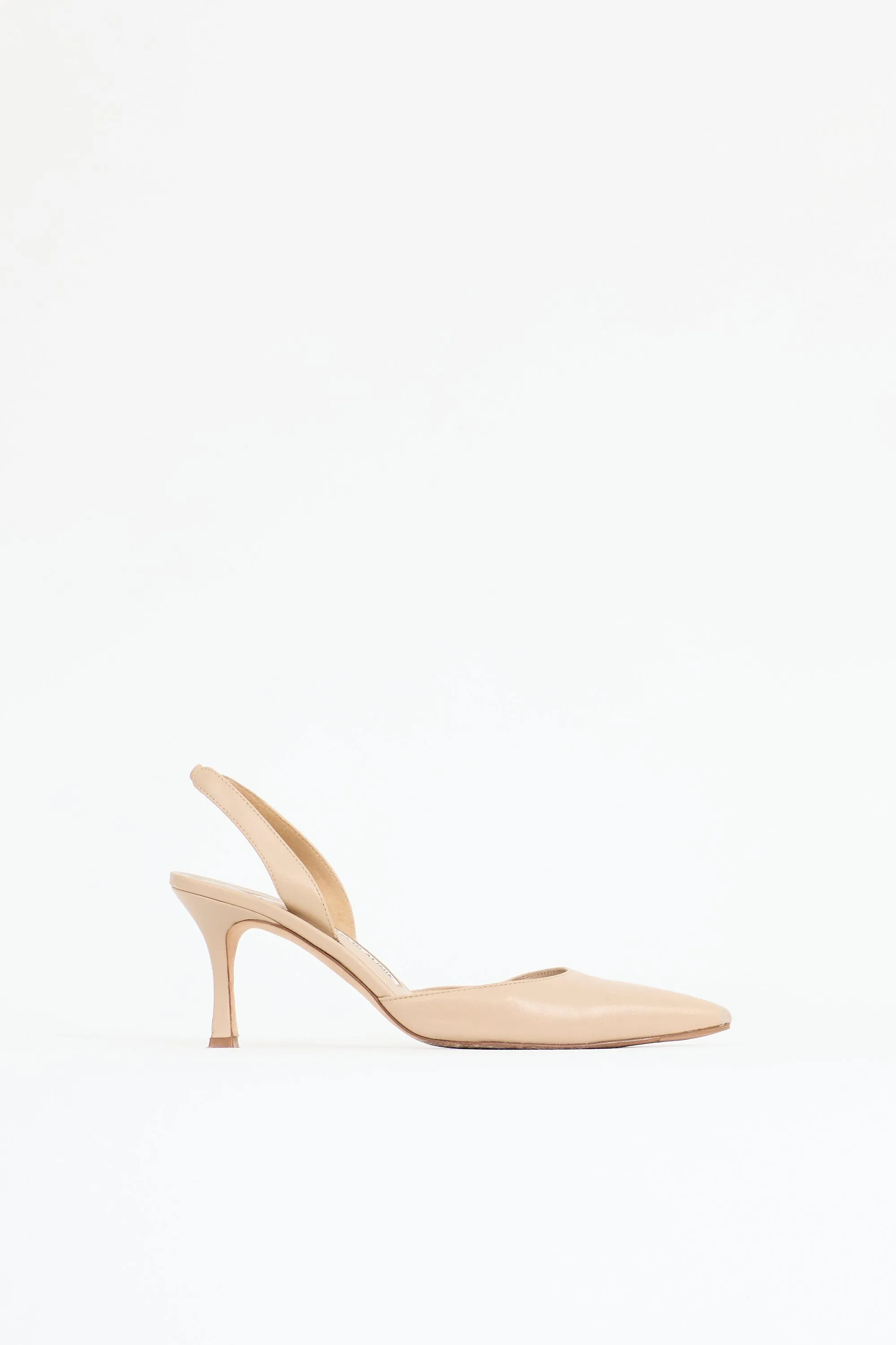 Leather Carolyne Slingback Pump sold by VSP Consignment