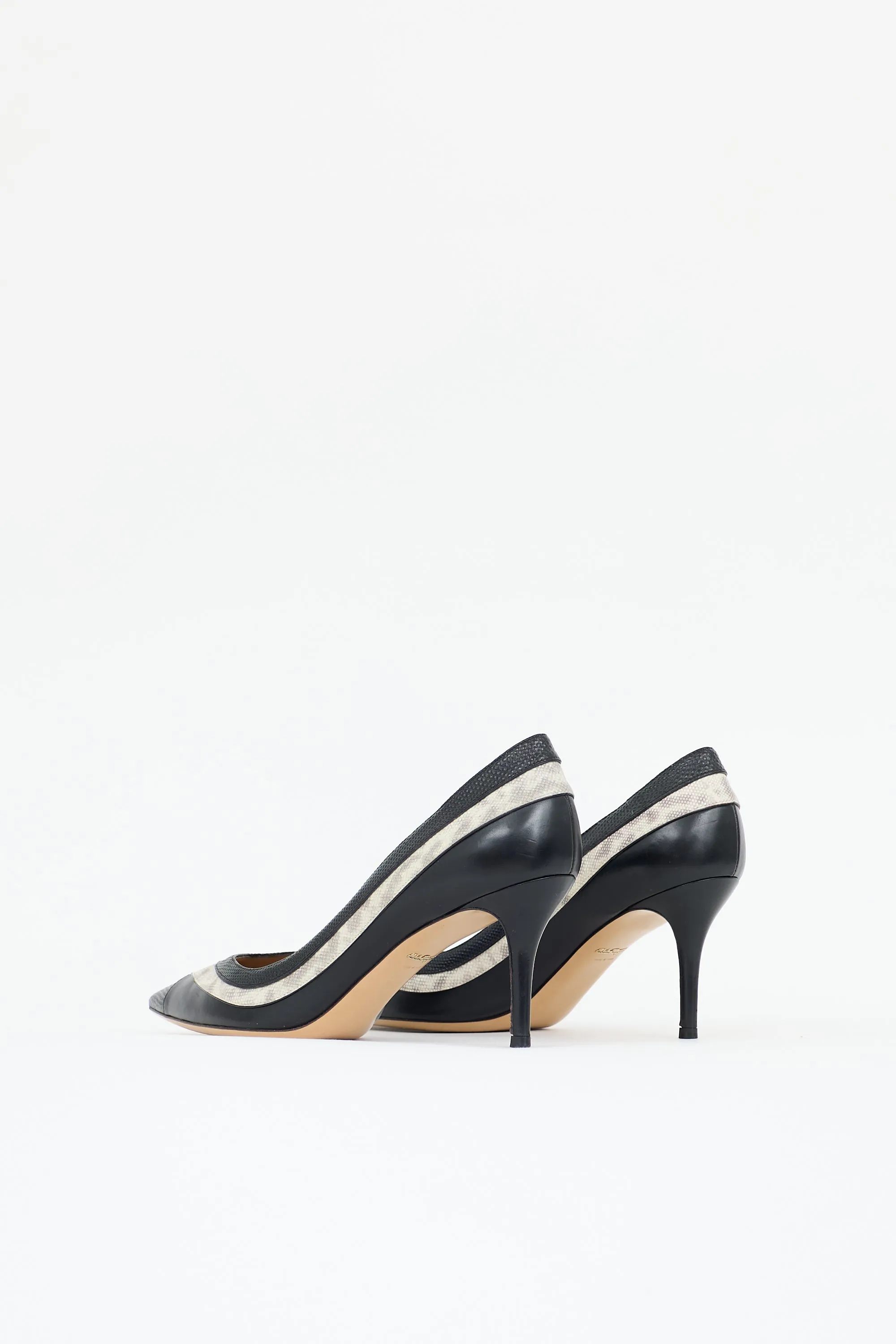 Leather Layered Pump sold by VSP Consignment product image thumbnail 4